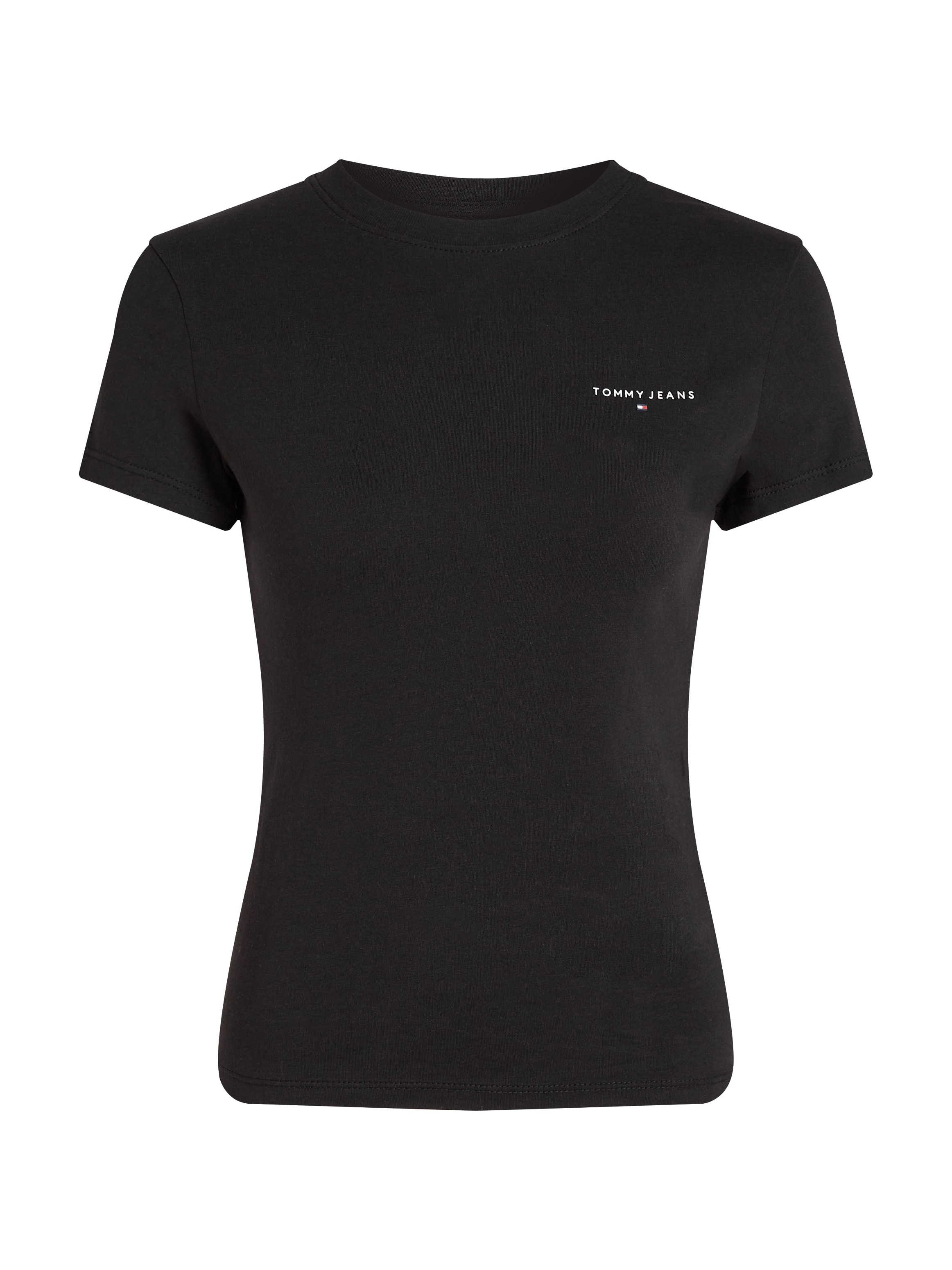 Tommy Jeans T-Shirt »Tjw 2Pack Slim Linear Tee«, (Packung, 2er-Pack), mit Logoschriftzug, in Unifarbe