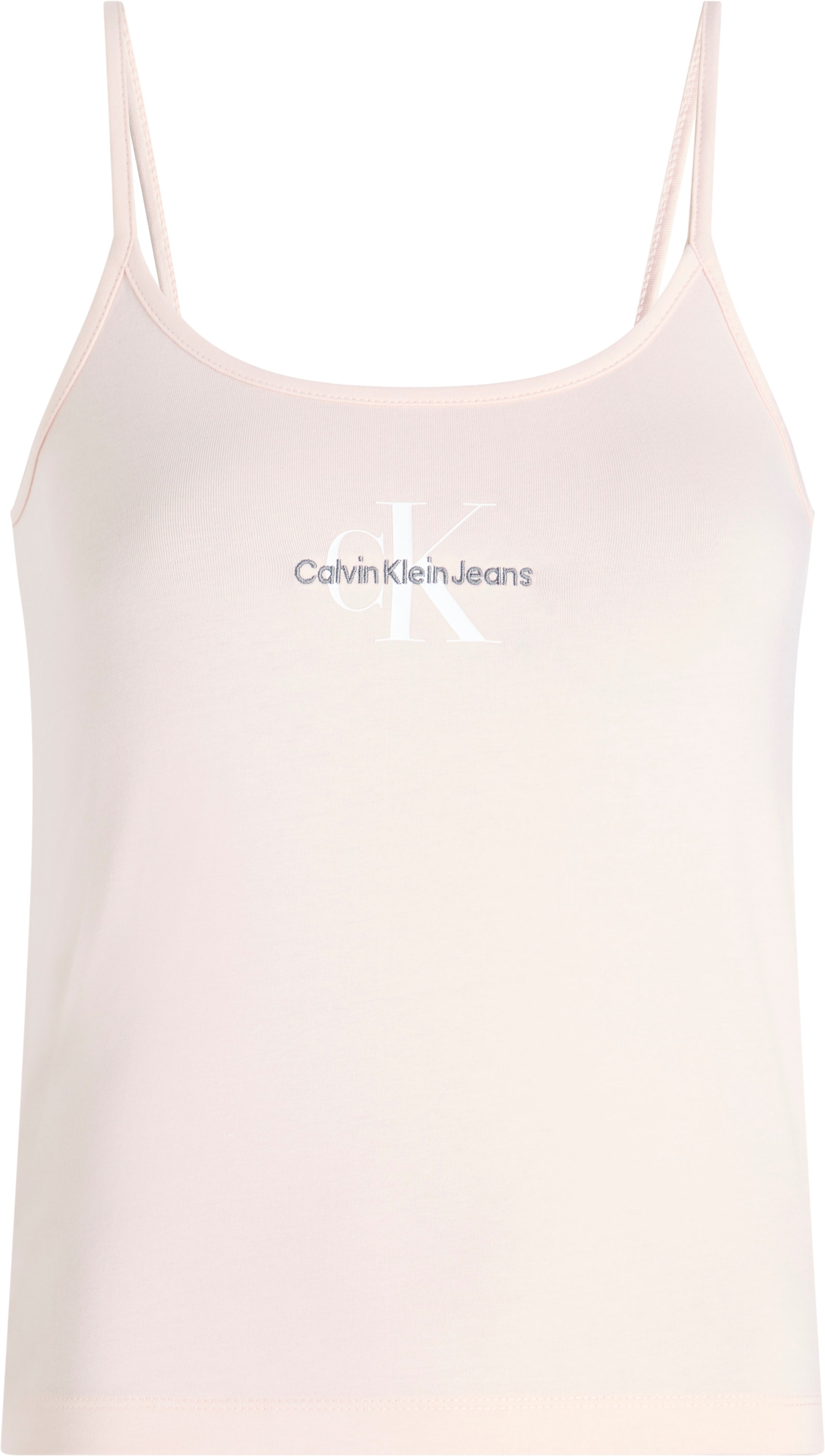 Calvin Klein Jeans T-Shirt »MONOLOGO STRAPPY TANK TOP«, mit Logomarkenpatch