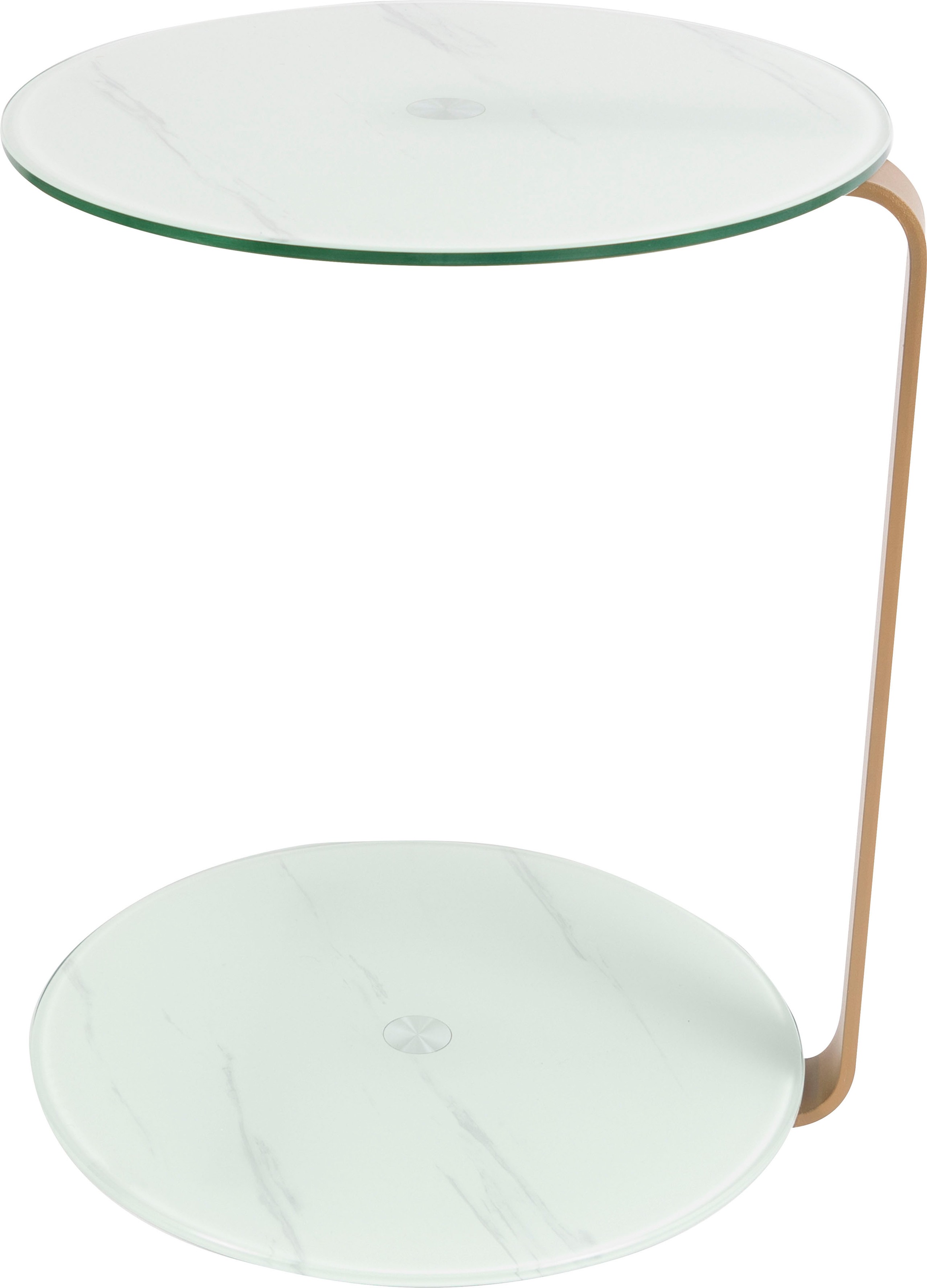 Kayoom Beistelltisch »Quentin 525, Sofa-Beistelltisch,mit Metallgestell«, (1 St.), Gestellfuss auch als Ablage, elegante Form und Farbvarianten