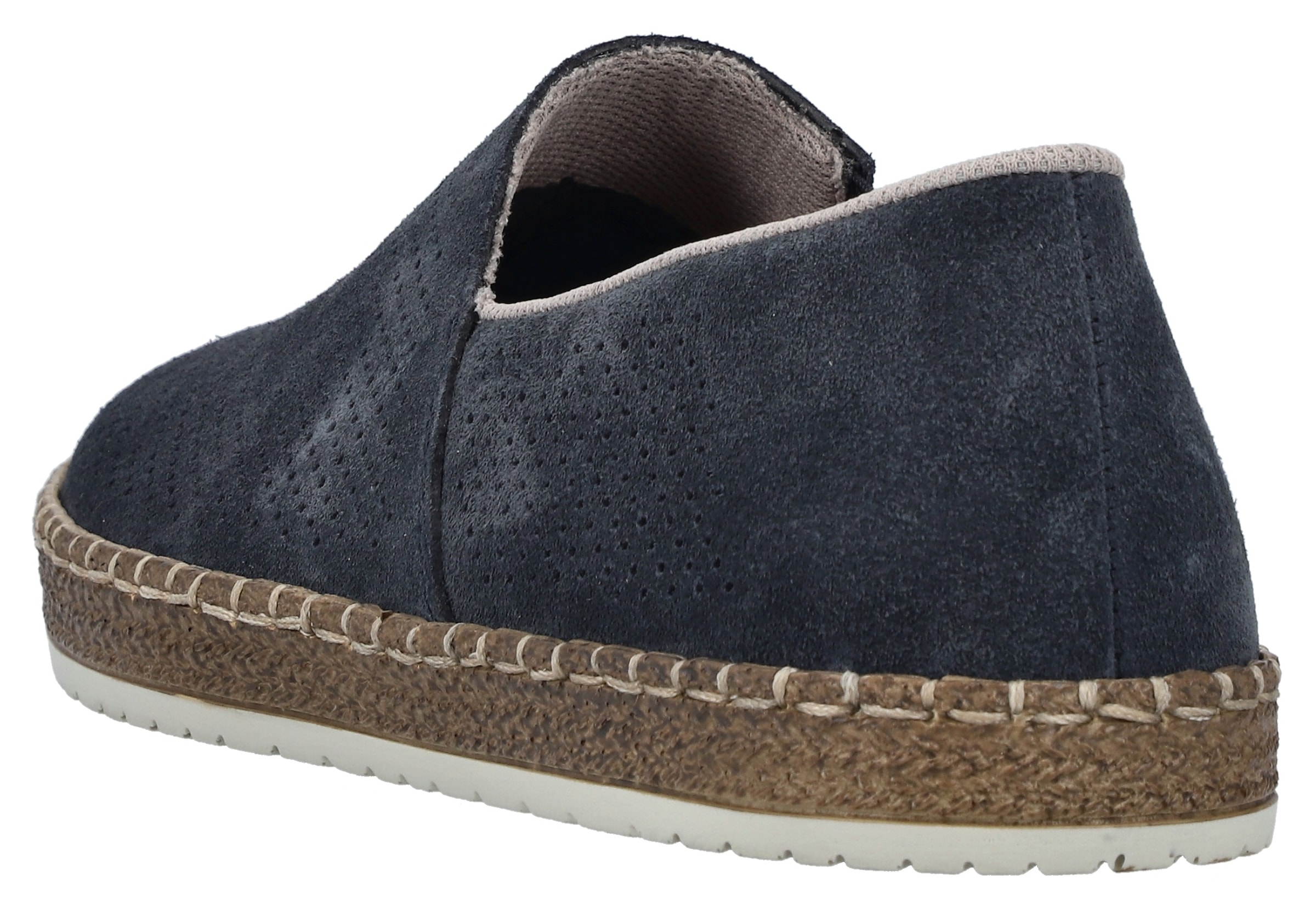 Rieker Slipper  , chaussure à enfiler, mocassin décontracté, mocassin avec perforations