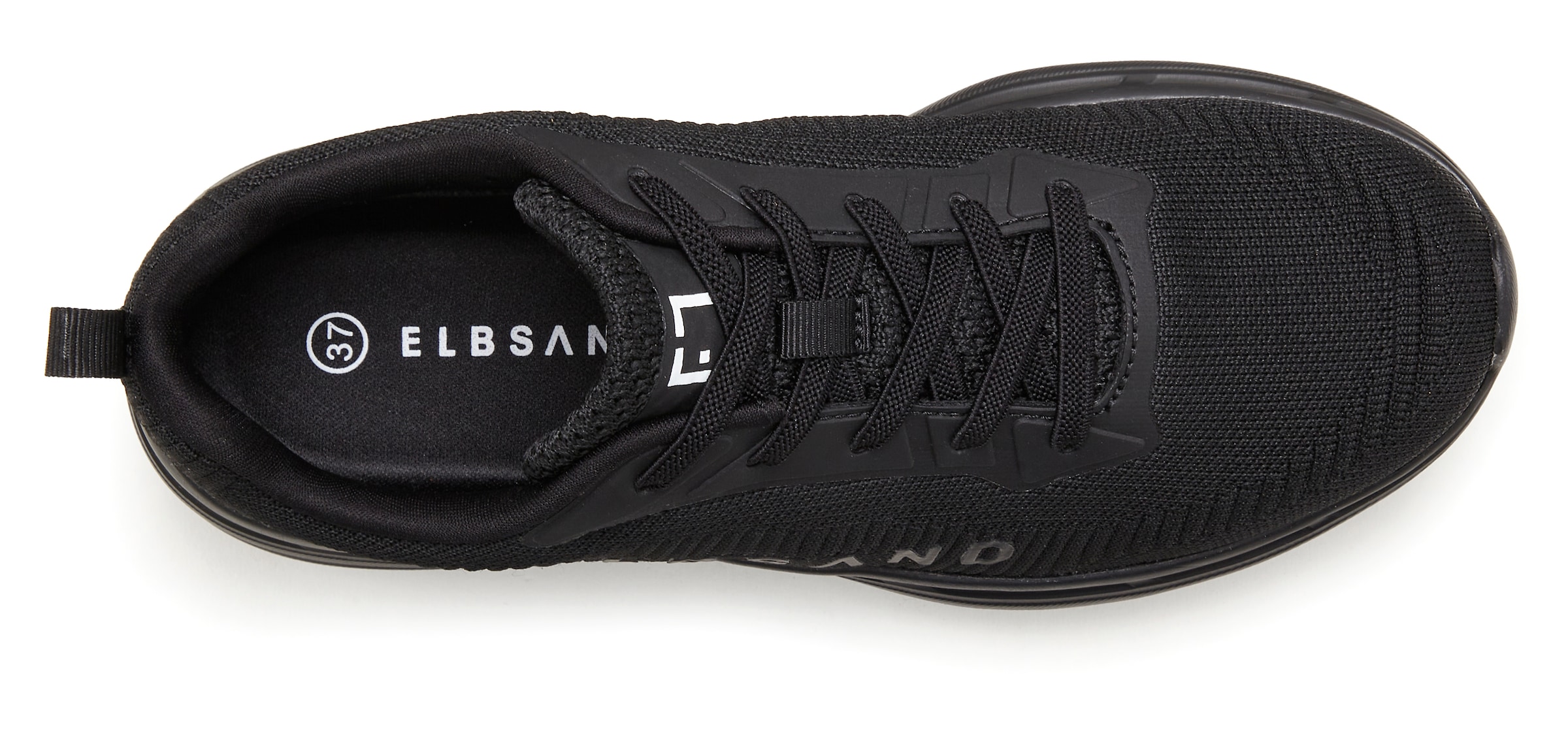 Elbsand Sneaker »Freizeitschuh, Halbschuh«, mit elastischen Bändern für schnelles Reinschlüpfen, Unisex VEGAN