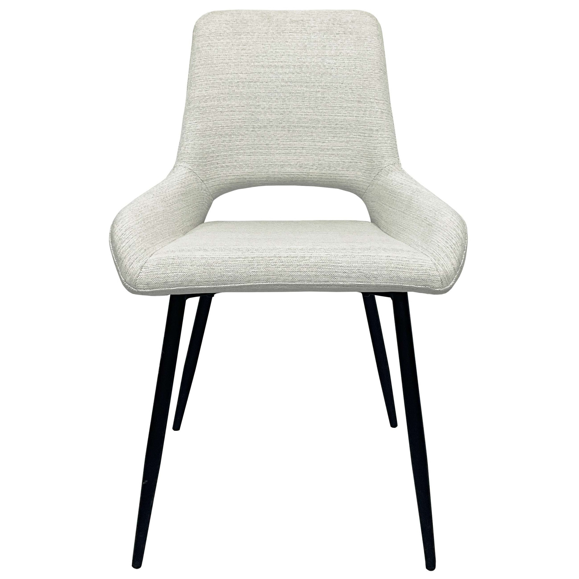 GOODproduct Chaise de salle à manger »Derrek« (Ensemble) lot de 2 avec dossier rembourré