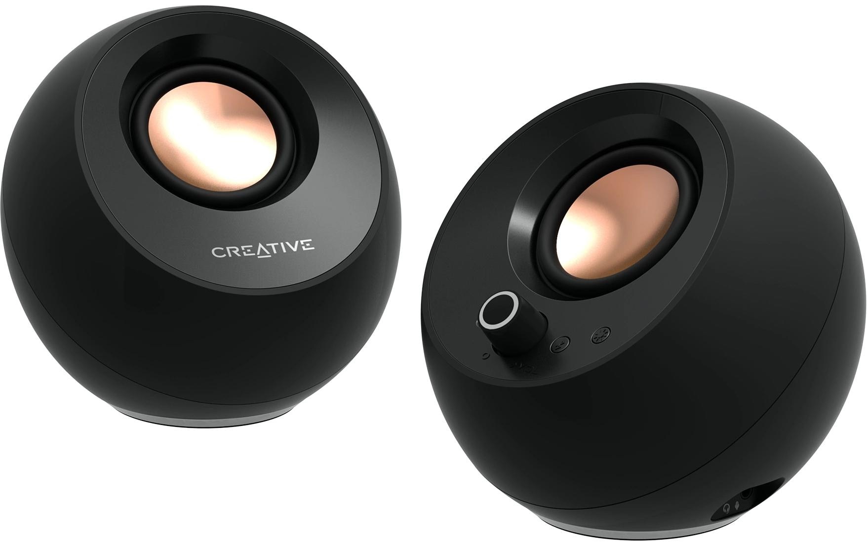 Creative PC-Lautsprecher »Pebble Pro, 2.0, Bluetooth 5.3, USB Audio, RGB« ( ) 3,5-mm-AUX-Eingang