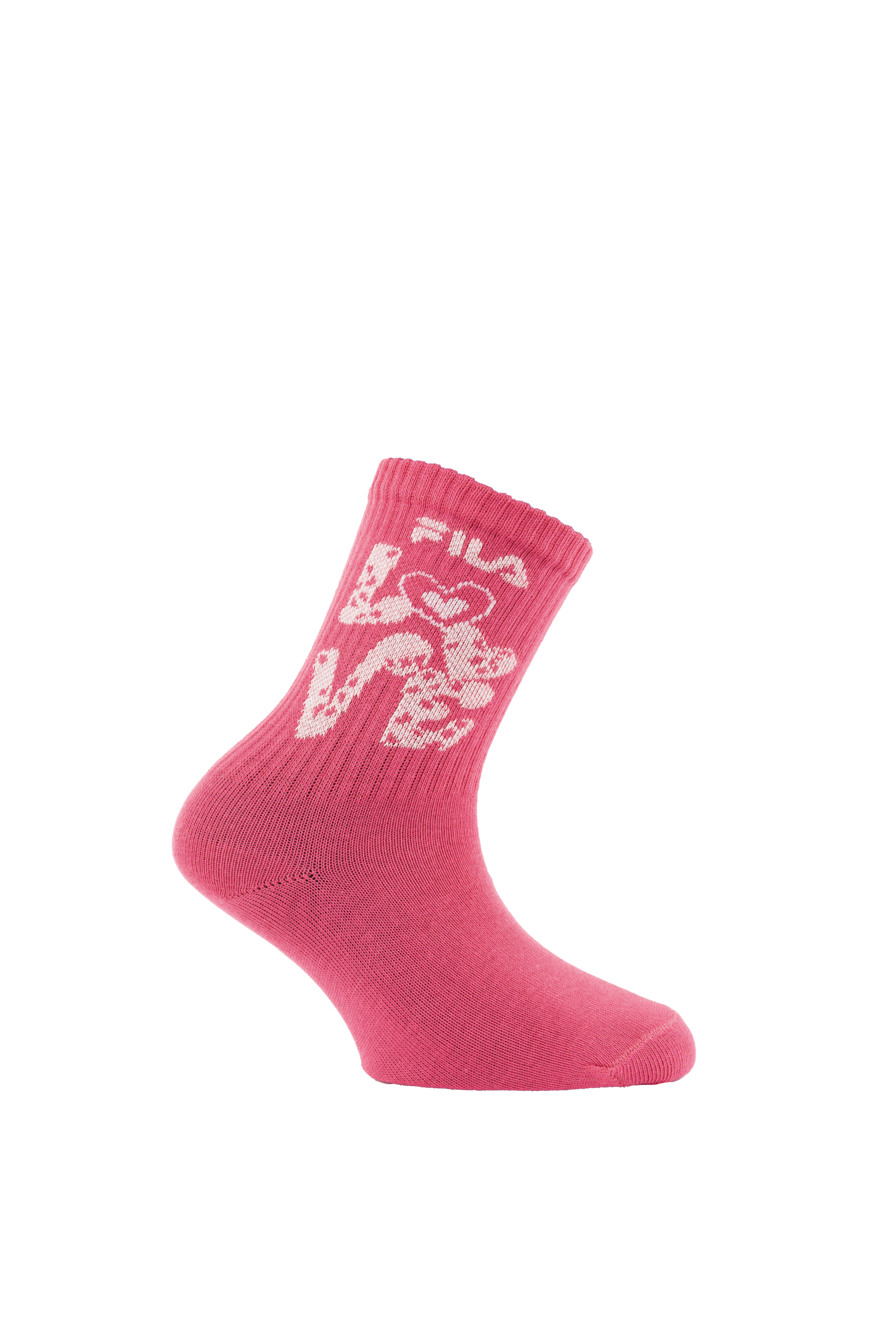 Fila Chaussettes 6 paires,  avec large bord-côte, mélange coton, motif Love