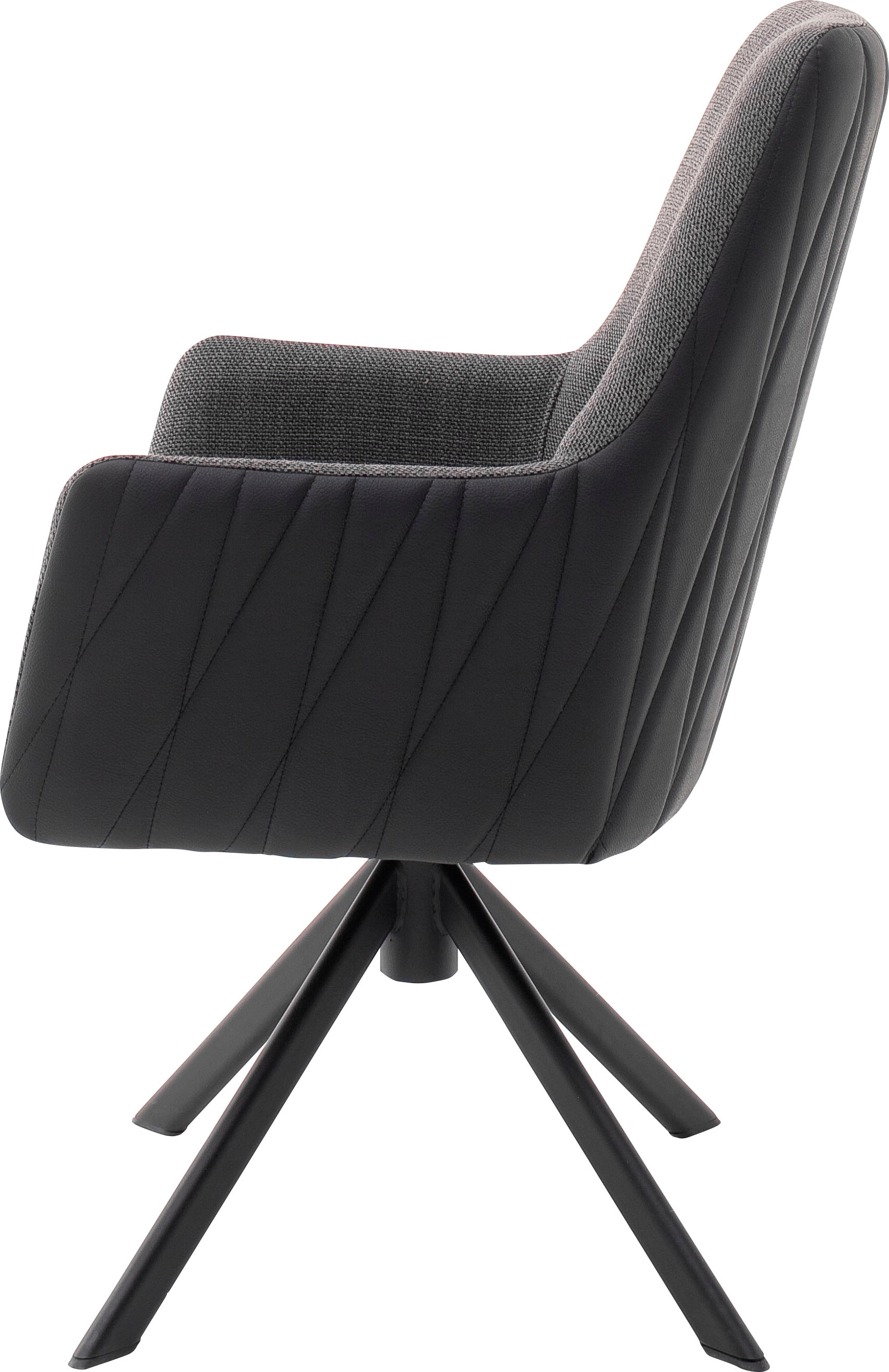 MCA furniture 4-Fussstuhl »Reynosa«, (Set), 2 St., Esszimmerstuhl 360°drehbar mit Nivellierung, Belastbar bis 120 kg