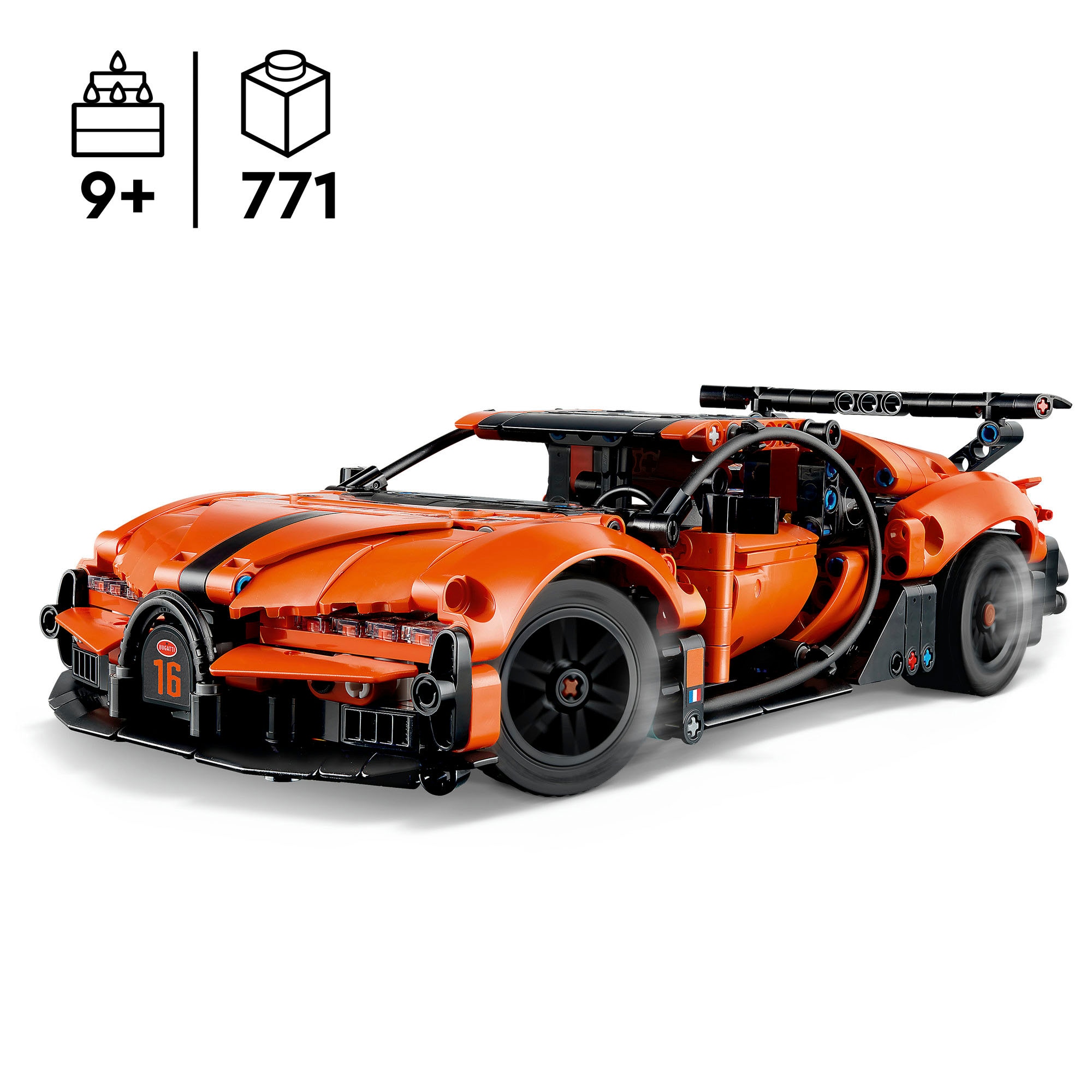 LEGO® Pions de construction »Bugatti Chiron Pur Sport Hypercar (42222), LEGO Technic«