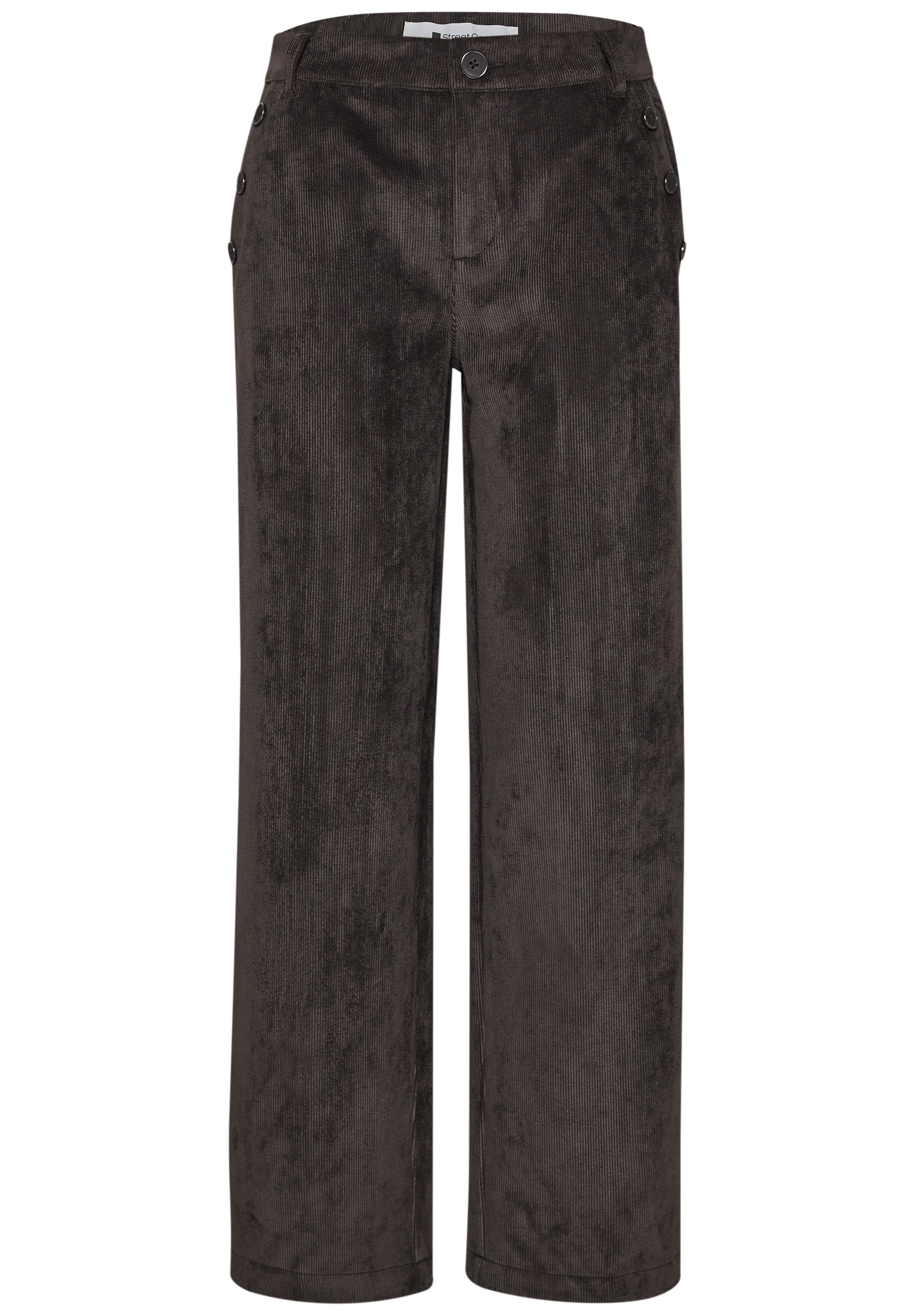 STREET ONE Cordhose »Style Amalia«  Streight Leg mit Zierknöpfen