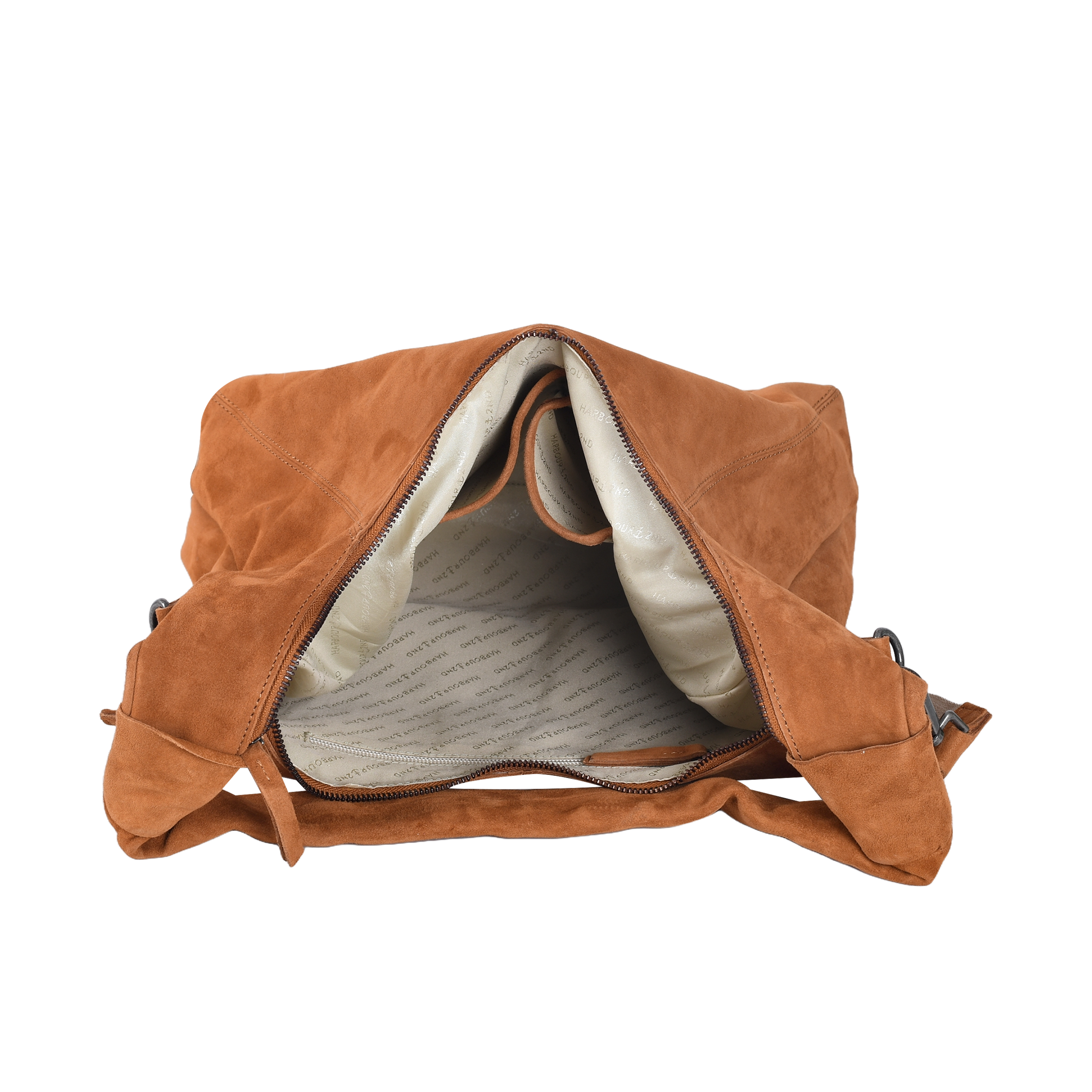 HARBOUR 2nd Hobo »Laurine« Damen Handtasche, Umhängetasche, Schultertasche mit Ziernähten