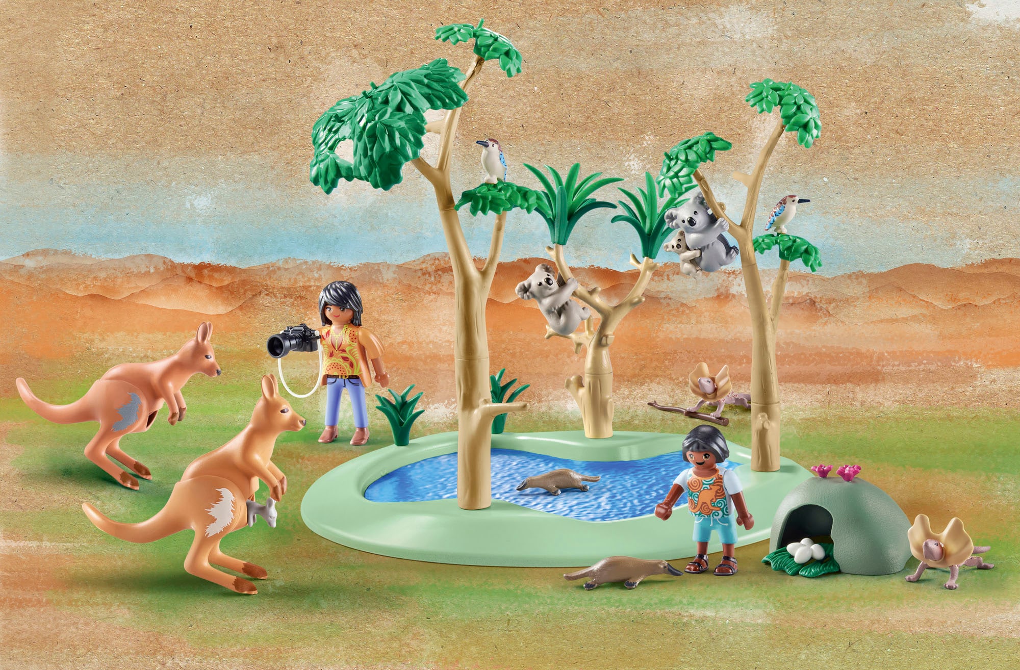 Playmobil® Jeu de construction »Korallenriff Plattform (71623), Wiltopia« Made in Europe