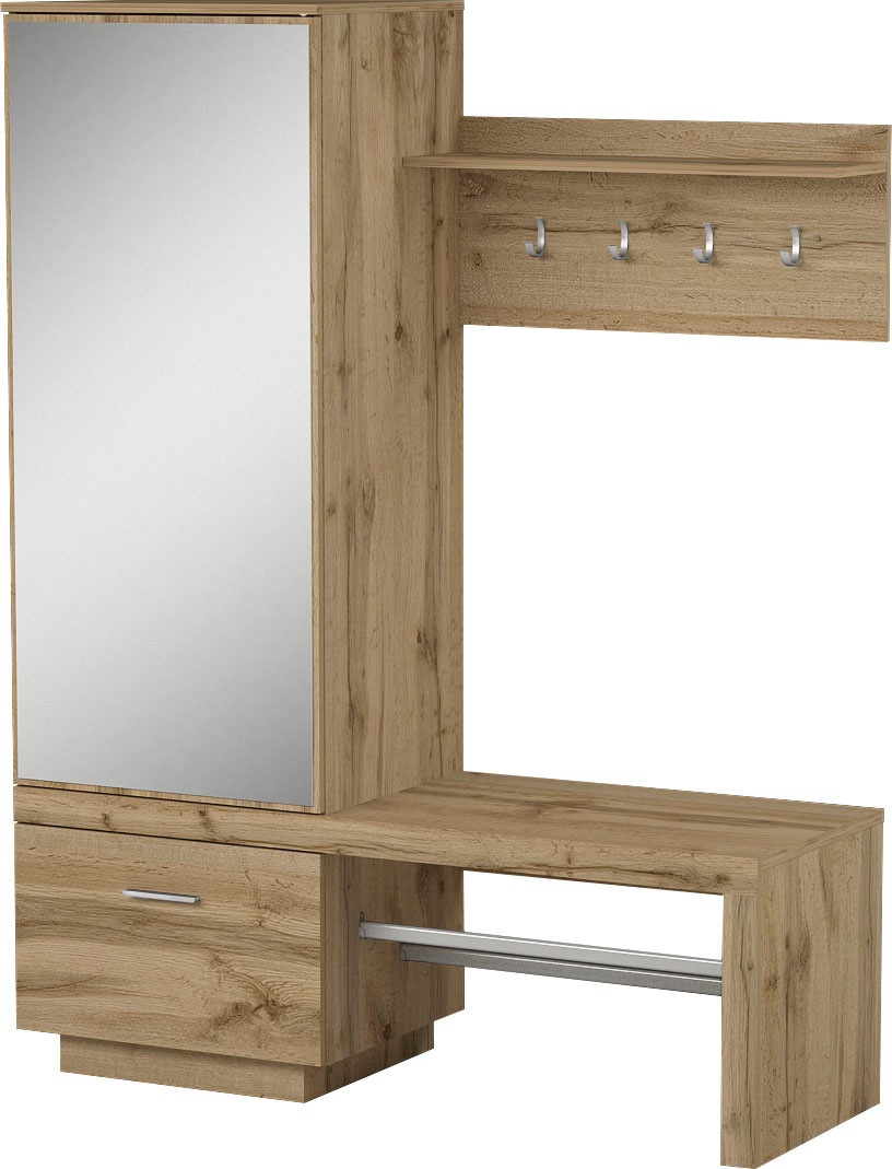 Image of my home Kompaktgarderobe »Megapolis«, Masse (B/T/H) 138,5/50/181,5cm bei Ackermann Versand Schweiz