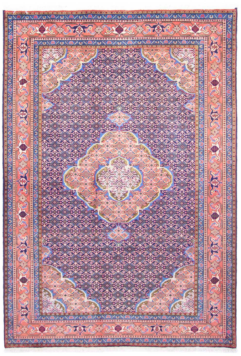 Image of morgenland Wollteppich »Ardebil Medaillon Rosso chiaro 282 x 193 cm«, rechteckig, 1 mm Höhe, Unikat mit Zertifikat bei Ackermann Versand Schweiz