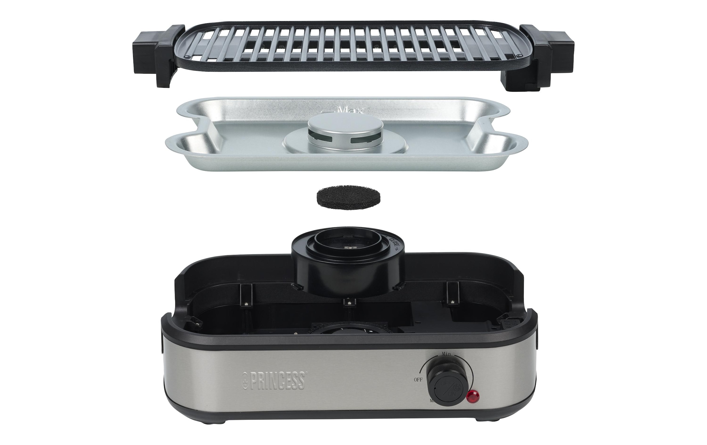 PRINCESS Tischgrill »Table Chef Purify« 1800 W Innovativer Elektrogrill mit Luftreinigungssystem