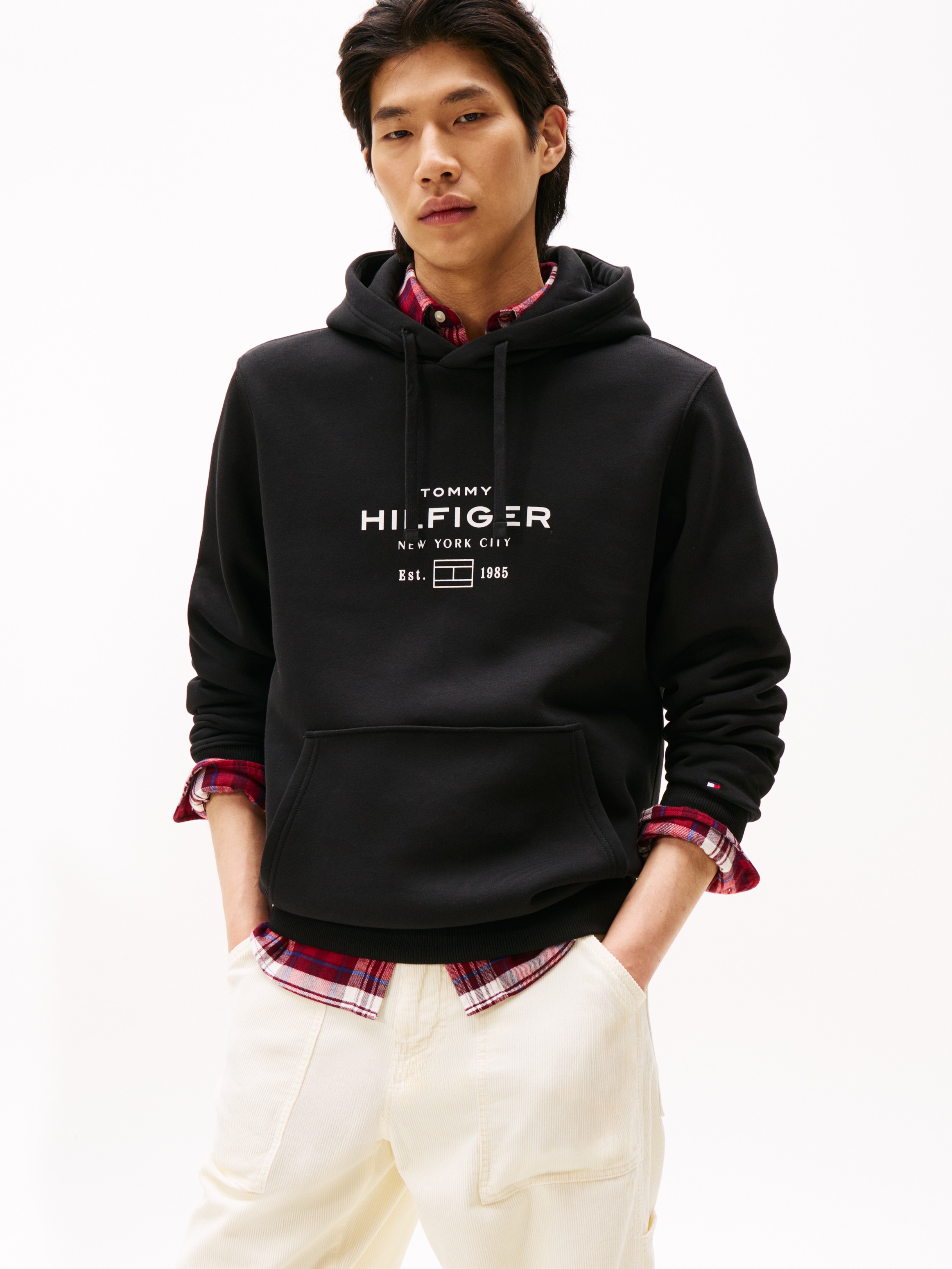 Image of Tommy Hilfiger Kapuzensweatshirt "OVAL GRAPHIC HOODIE", Regular fit