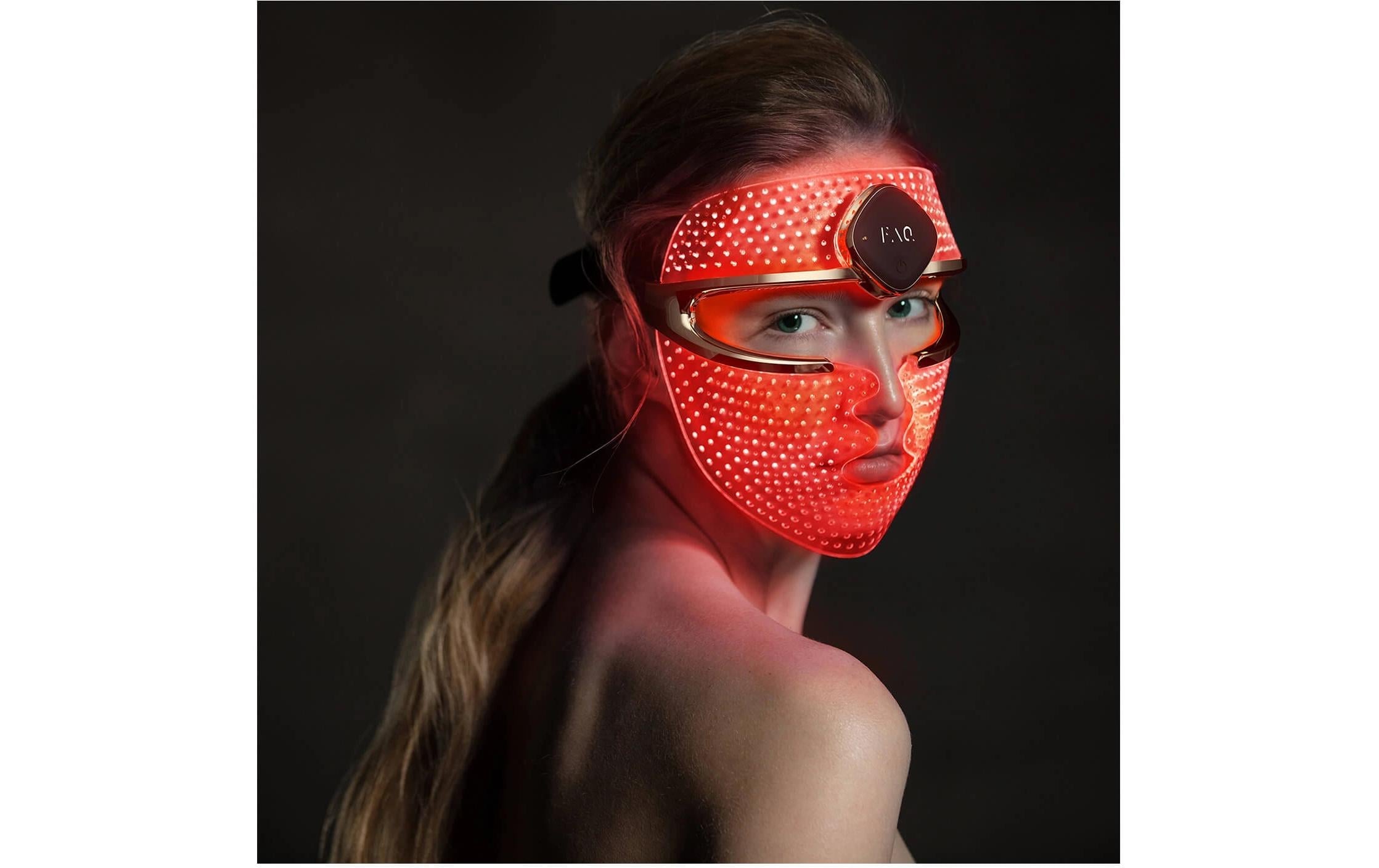 FOREO LED-Gesichtsmaske »FAQ™ 202 Smart Silicone LED Face Mask« LED Gesichtsmaske mit 8 Farben