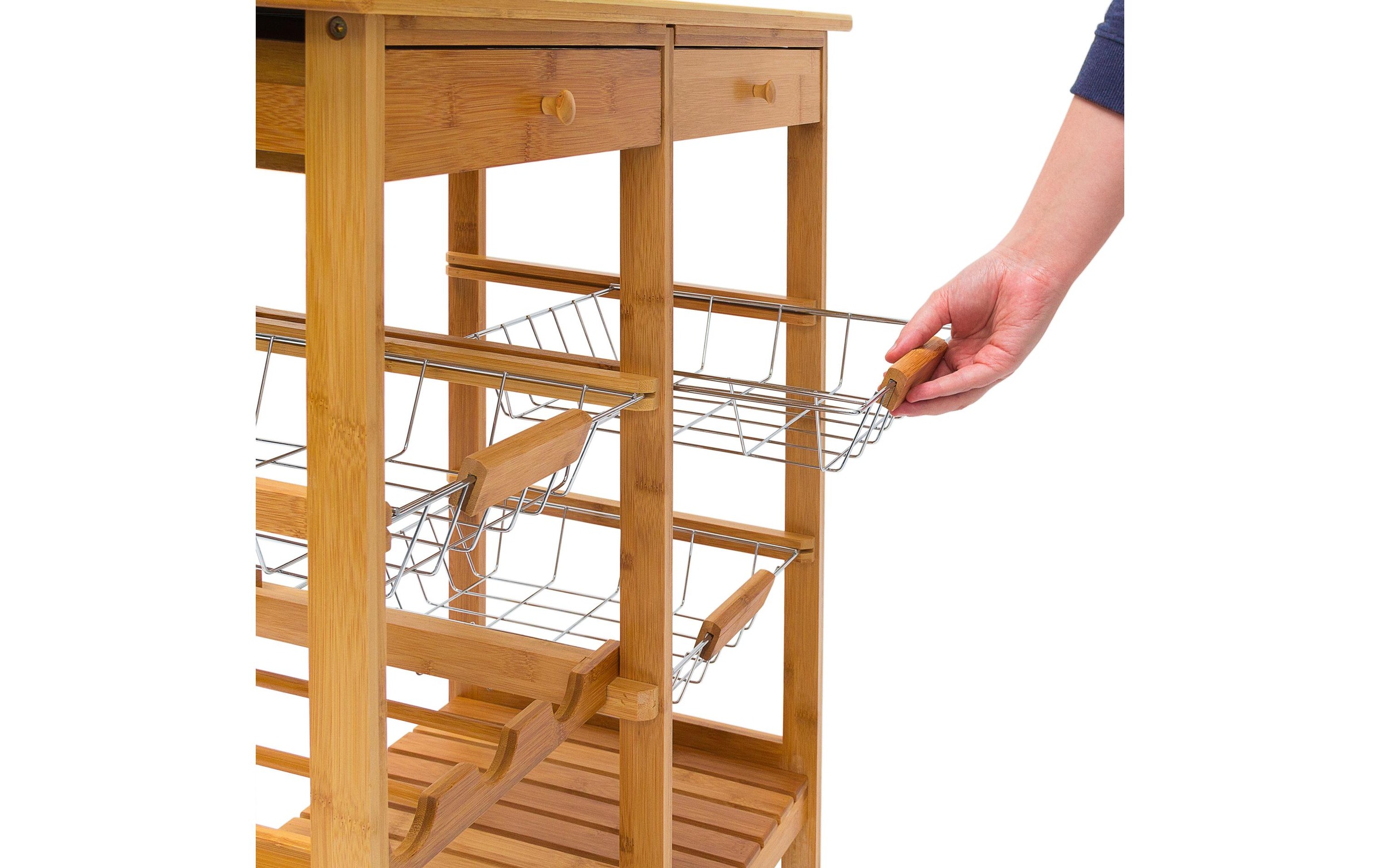 relaxdays Chariot de cuisine »James XXL 80 x 67 x 37 cm«