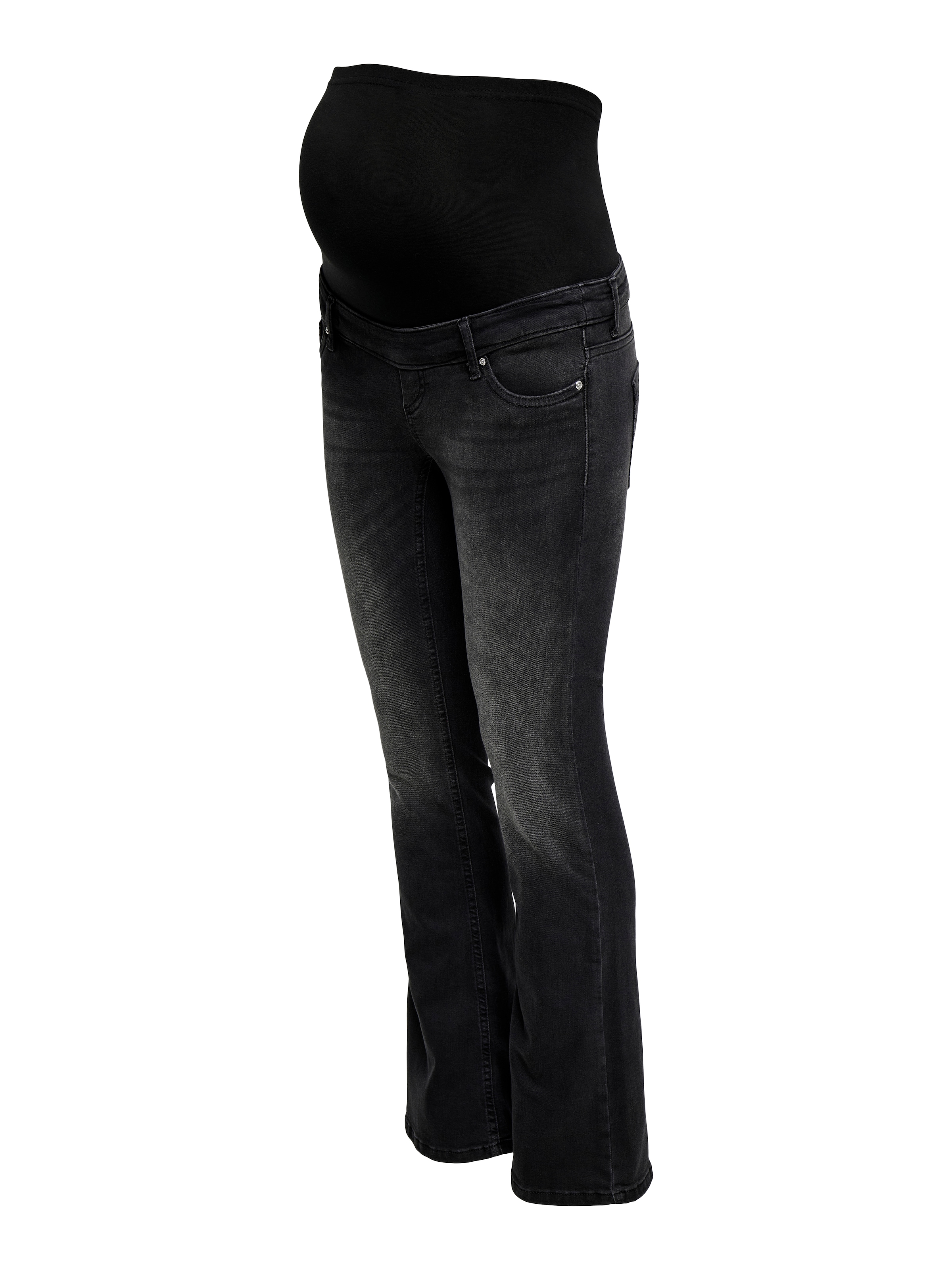 ONLY MATERNITY Bootcut-Jeans »OLMBLUSH MID WAIST FLARED DNM BOX NOOS«