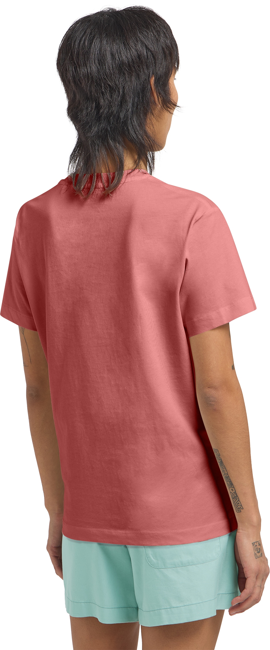 Jack Wolfskin T-Shirt »ESSENTIAL T W«, weiches, klassisches T-Shirt aus atmungsaktiver Bio-Baumwolle