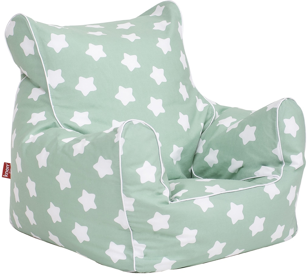 ♕ Knorrtoys® Sitzsack »Green für White in auf versandkostenfrei Europe Kinder; Stars«, Made