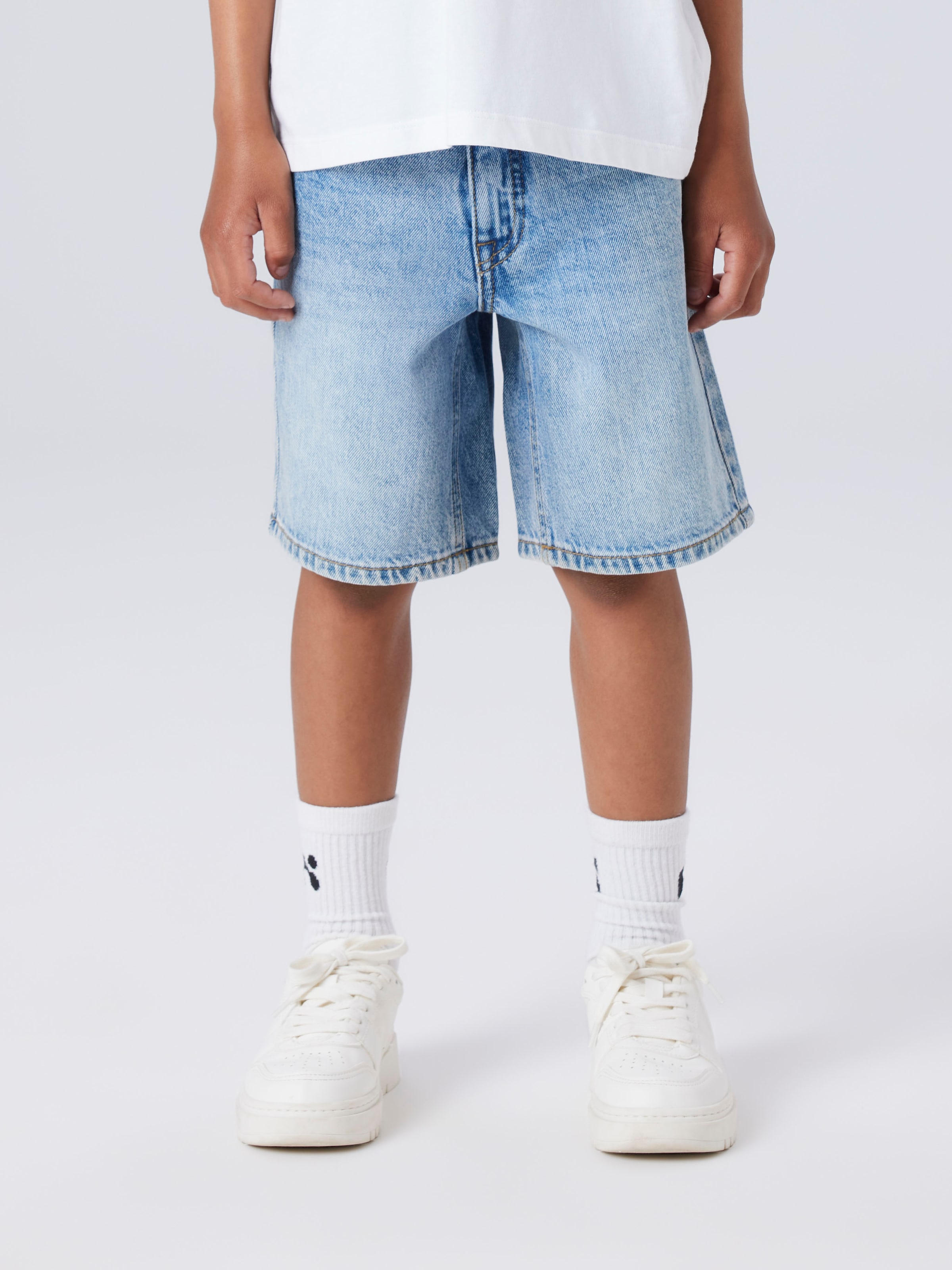 Image of Name It Jeansshorts "NKMRYAN REG L DNM SHORTS 6750-DM NOOS" Baumwolle, regular fit