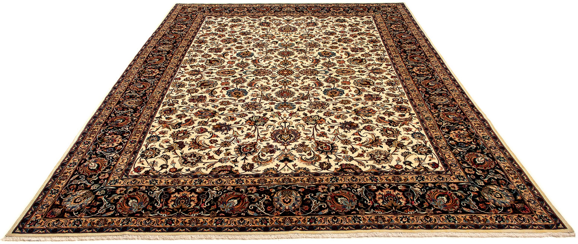 Image of morgenland Orientteppich »Perser - Classic - 340 x 244 cm - beige«, rechteckig, 10 mm Höhe, Wohnzimmer, Handgeknüpft, Einzelstück mit Zertifikat bei Ackermann Versand Schweiz
