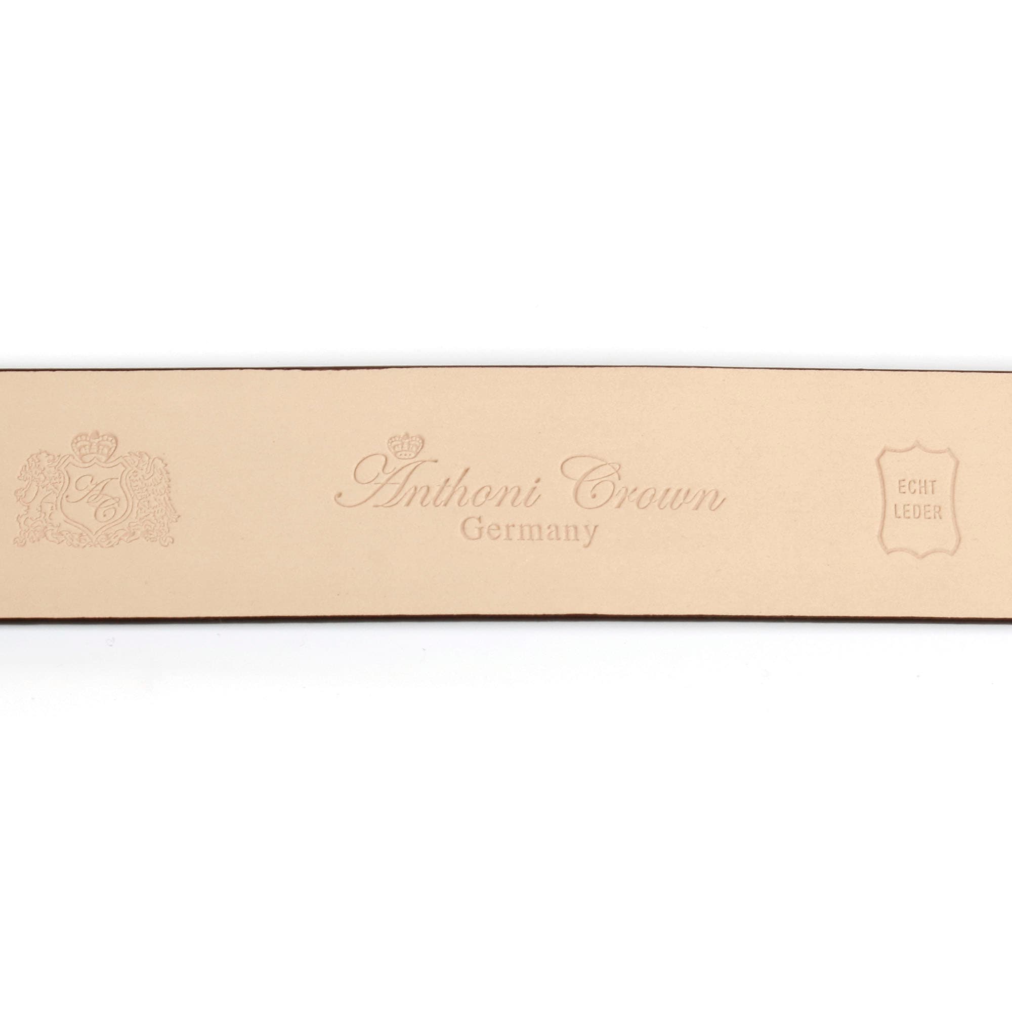 ♕ Anthoni Crown Ledergürtel, mit kaufen in goldfarben Lilien-Schnalle versandkostenfrei