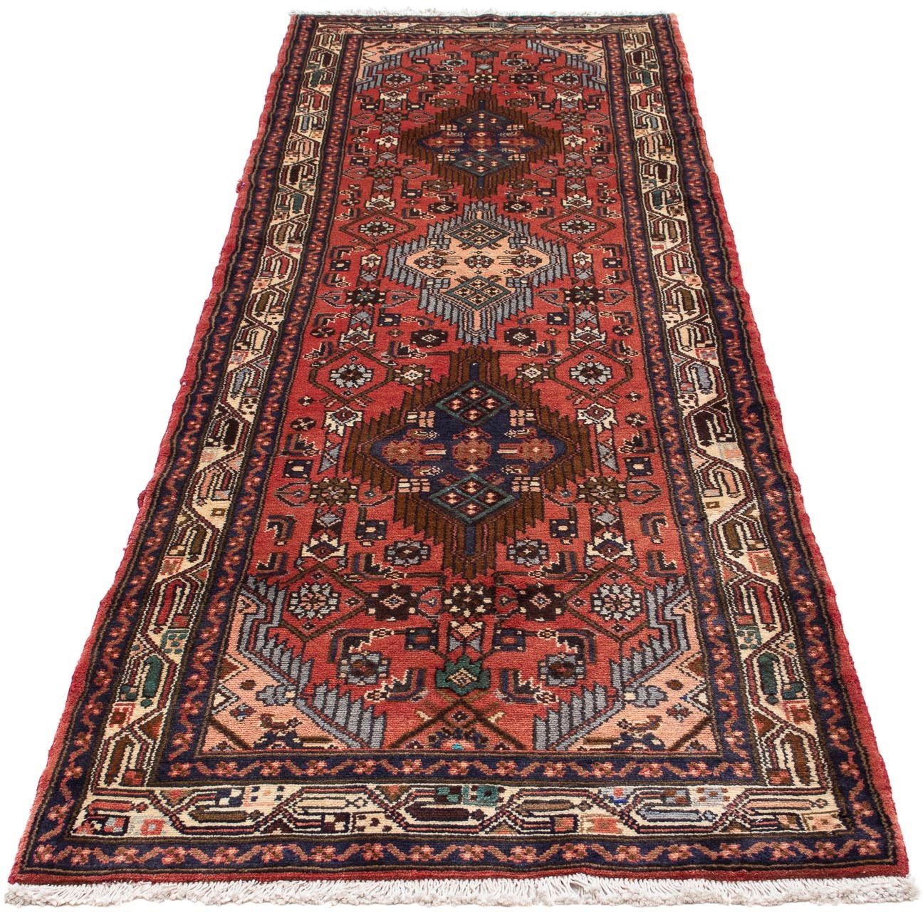 Image of morgenland Hochflor-Läufer »Hamadan Medaillon 298 x 72 cm«, rechteckig, 1 mm Höhe, Handgeknüpft bei Ackermann Versand Schweiz