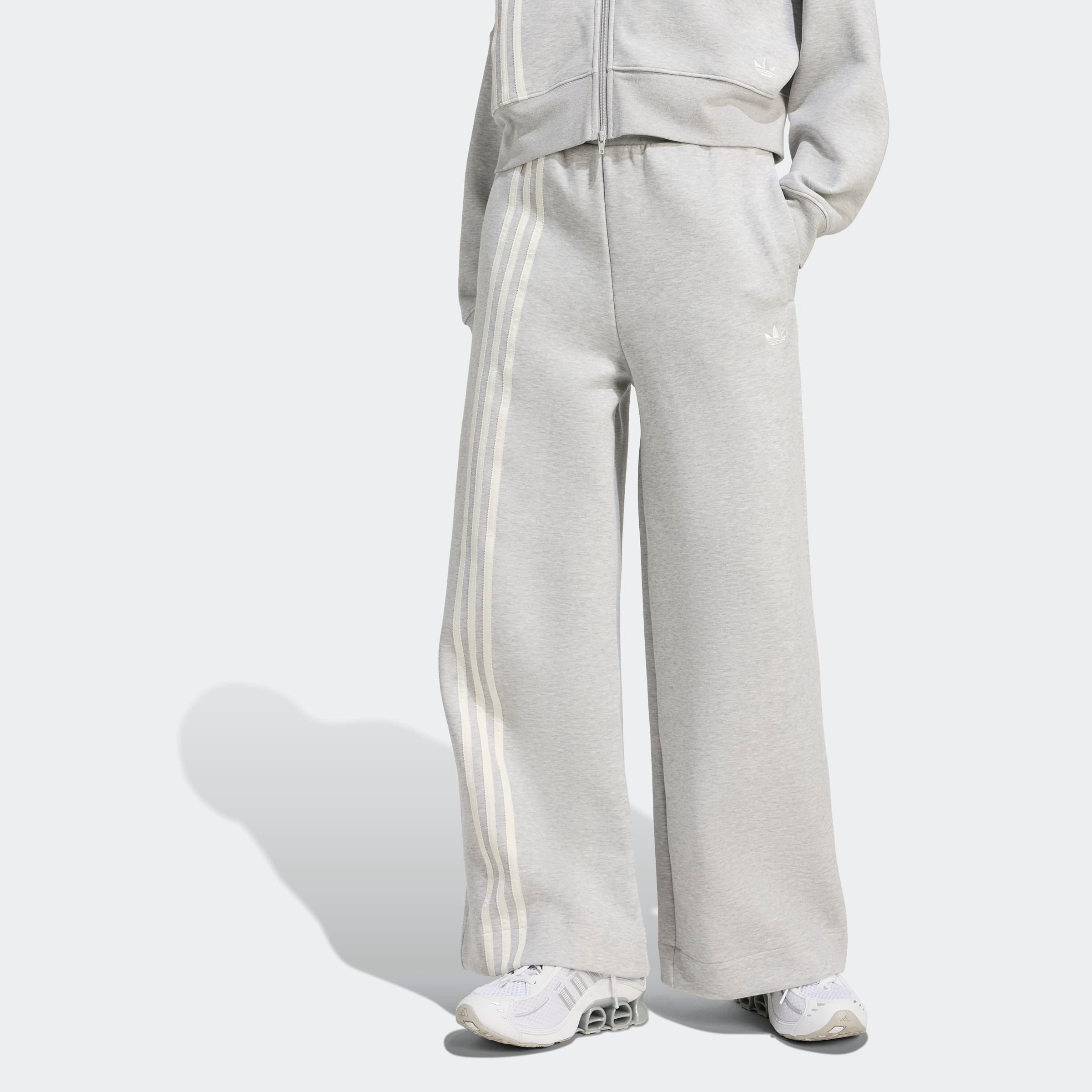 Image of adidas Originals Sporthose "OFF PLACED 3-STREIFEN WEITE" asymmetrische 3-Streifen, für Lauftraining, lockere Passform