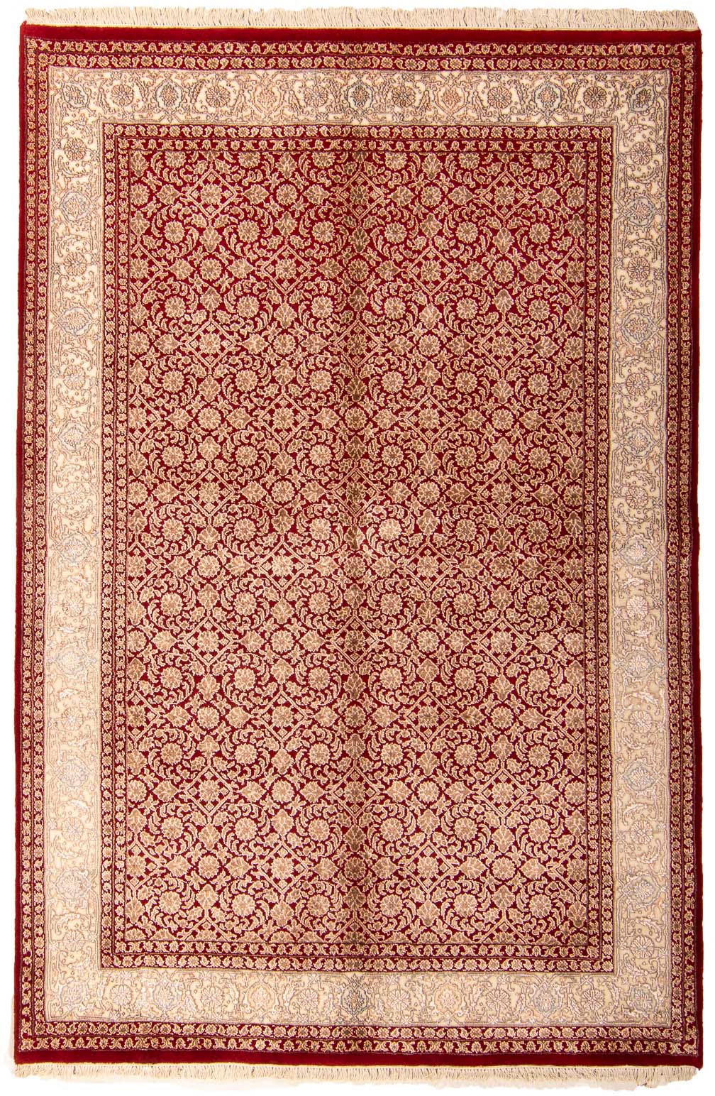 Image of morgenland Orientteppich »Perser - Bidjar - 210 x 138 cm - dunkelrot«, rechteckig, 15 mm Höhe, Wohnzimmer, Handgeknüpft, Einzelstück mit Zertifikat bei Ackermann Versand Schweiz