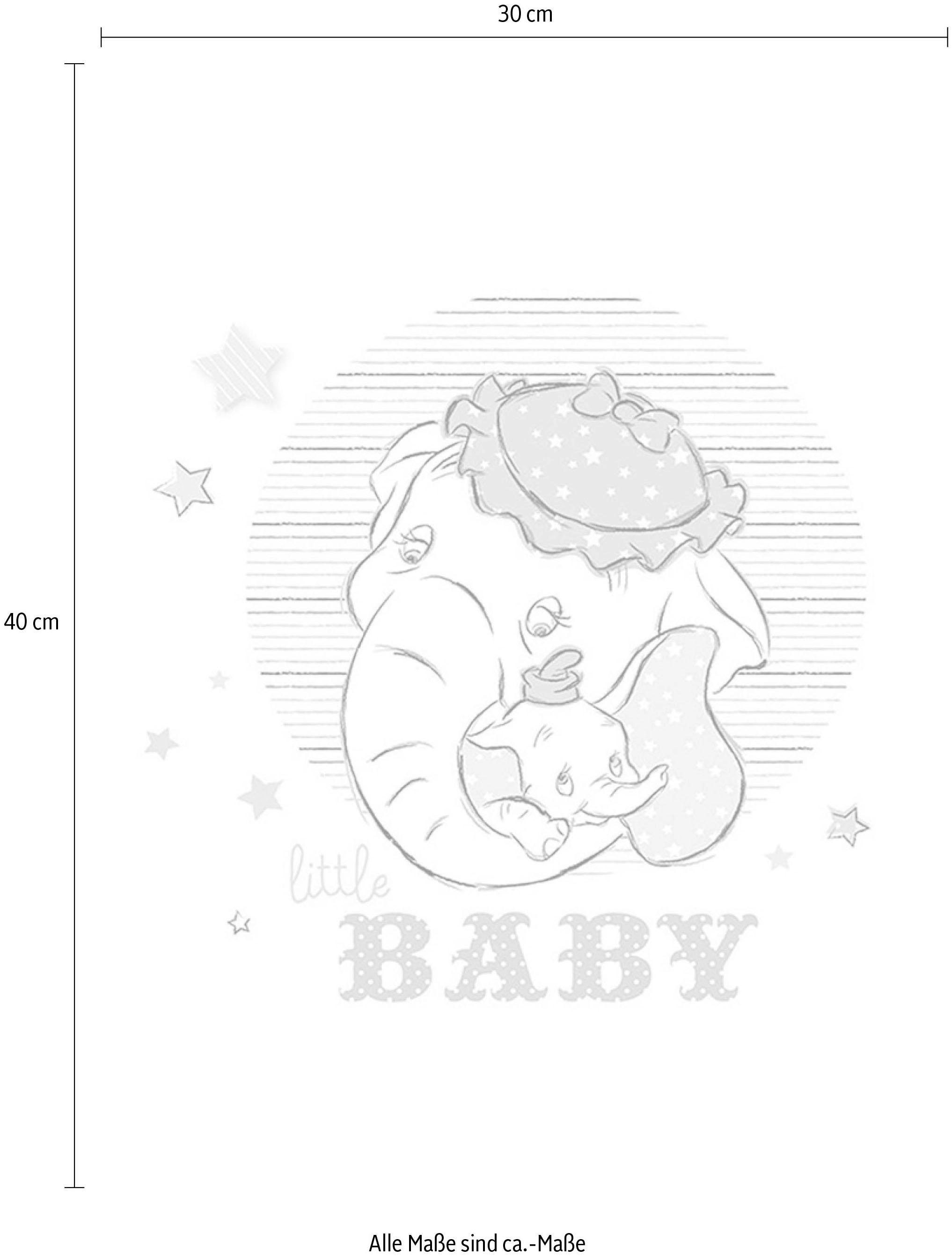 Komar Bild »Dumbo Little Baby«, Disney, (1 St.), Wandbild zur Dekoration im Kinderzimmer - ohne Rahmen