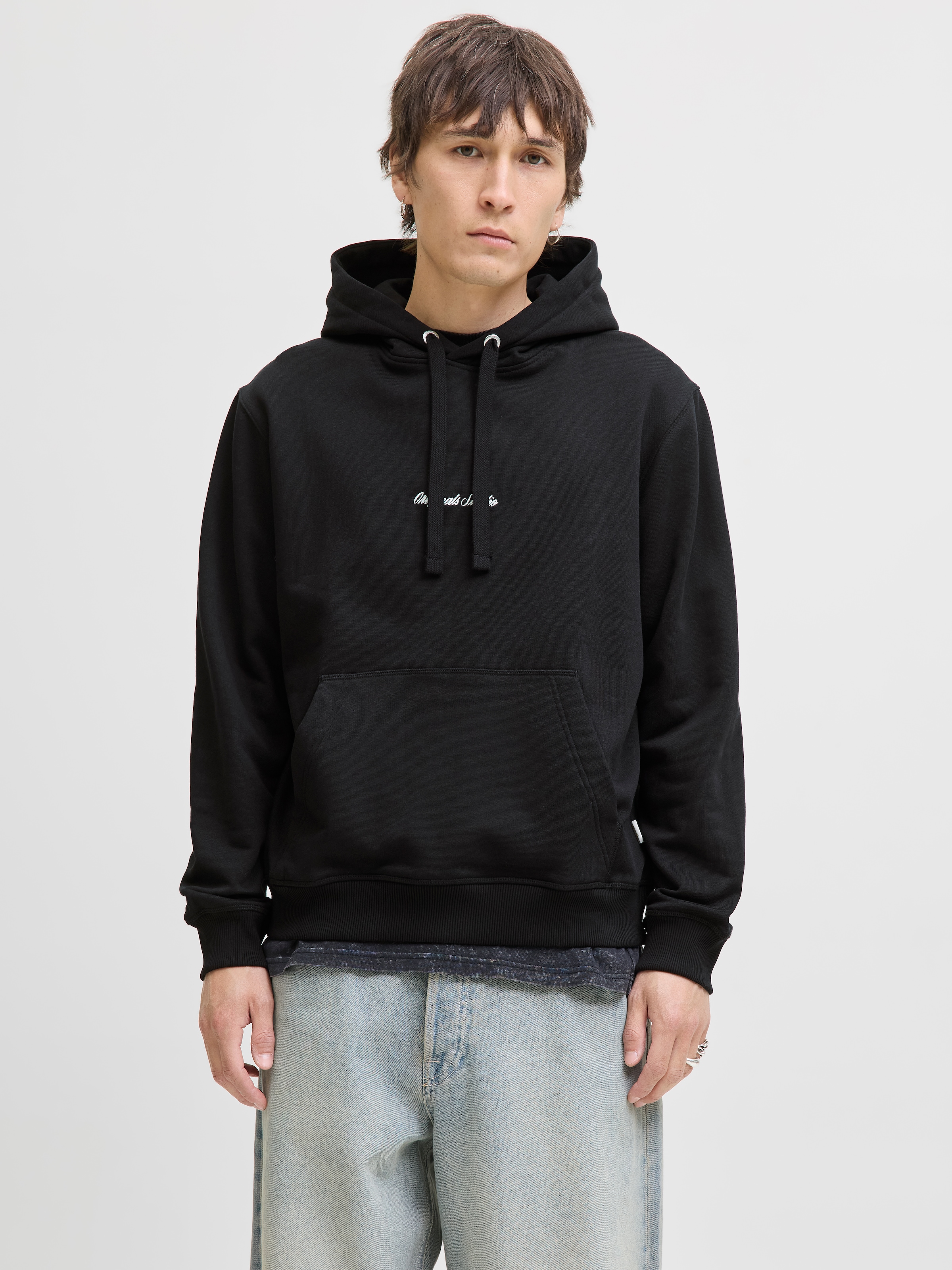 Image of Jack & Jones Kapuzensweatshirt "JORNORREBRO EMB SWEAT HOOD NOOS", mit Logo Print