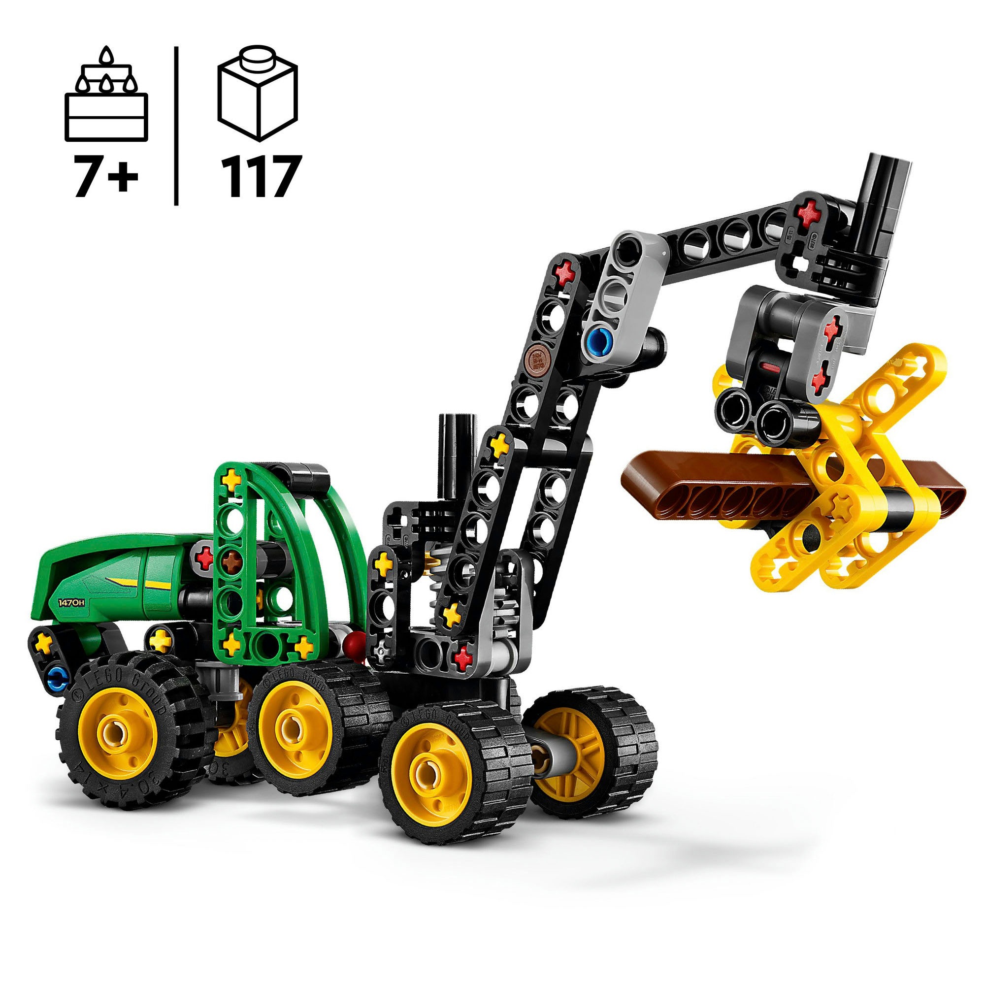 LEGO® Konstruktionsspielsteine »John Deere 1470H Rad-Harvester (42218), LEGO Technic« Made in Europe