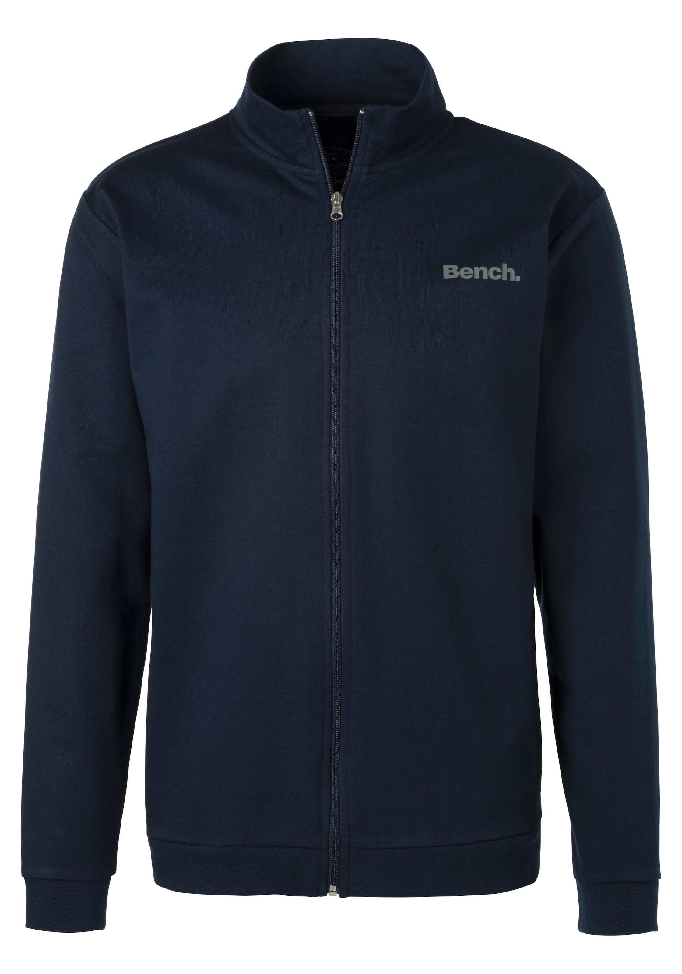 Bench. Loungewear Sweatjacke, mit Stehkragen aus leichter und bequemer Sweatware