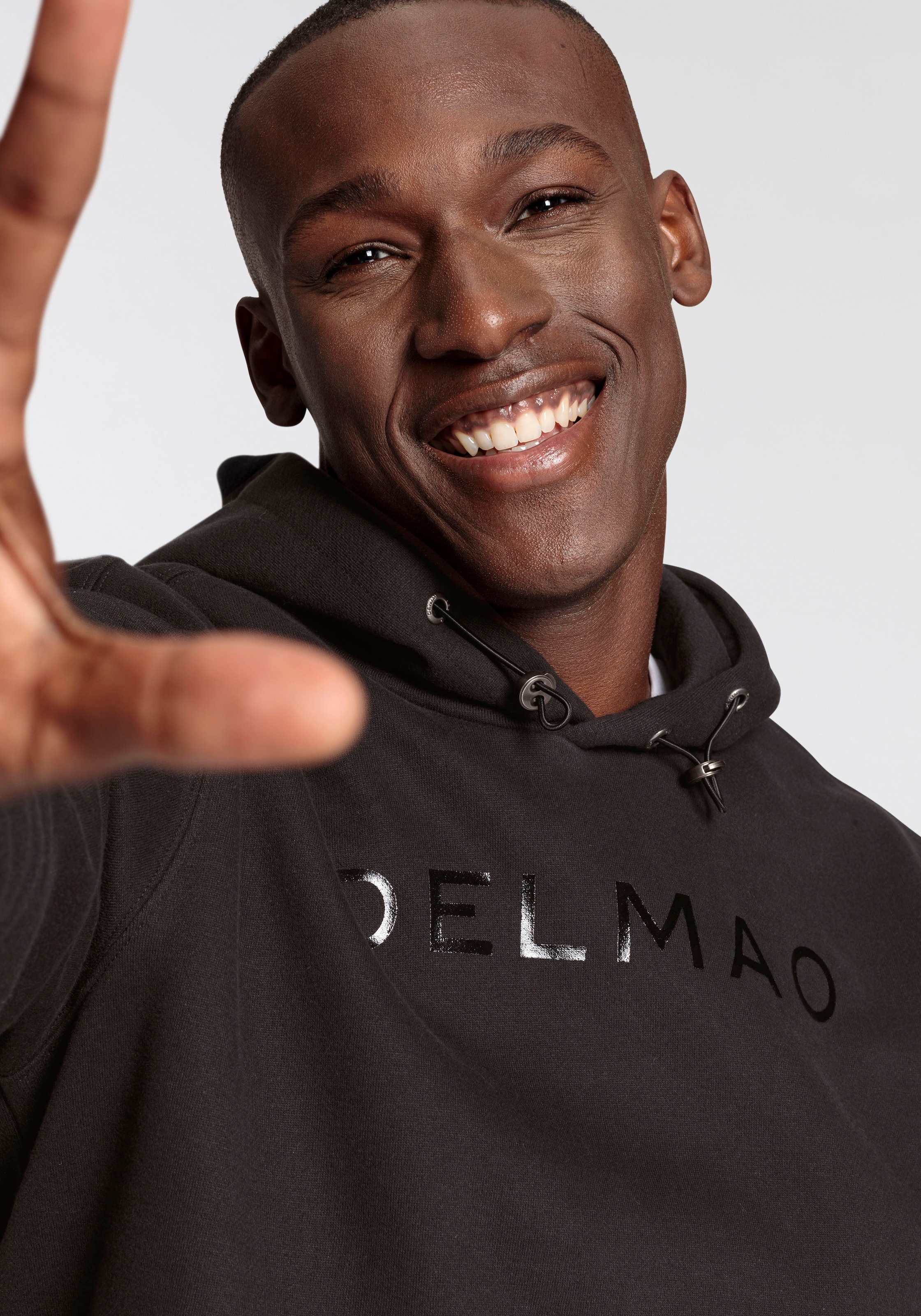 ♕ Print DELMAO auf mit Kapuzensweatshirt, versandkostenfrei