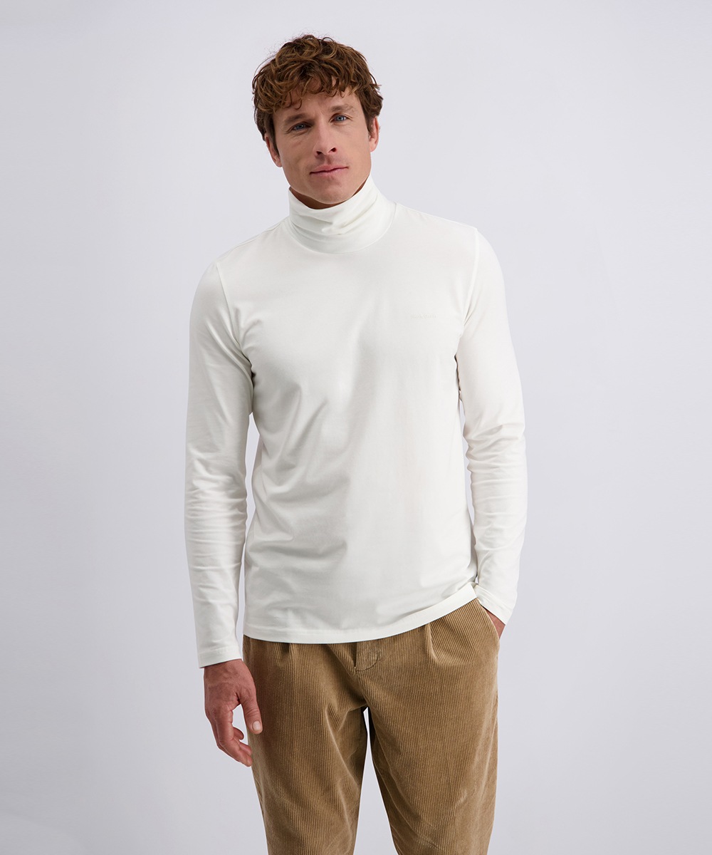 Image of Pierre Cardin Rollkragenshirt unifarben, Baumwolle mit Stretch