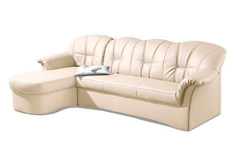 DOMO collection Ecksofa Papenburg L-Form, in grosser Farbvielfalt, wahlweise mit Bettfunktion