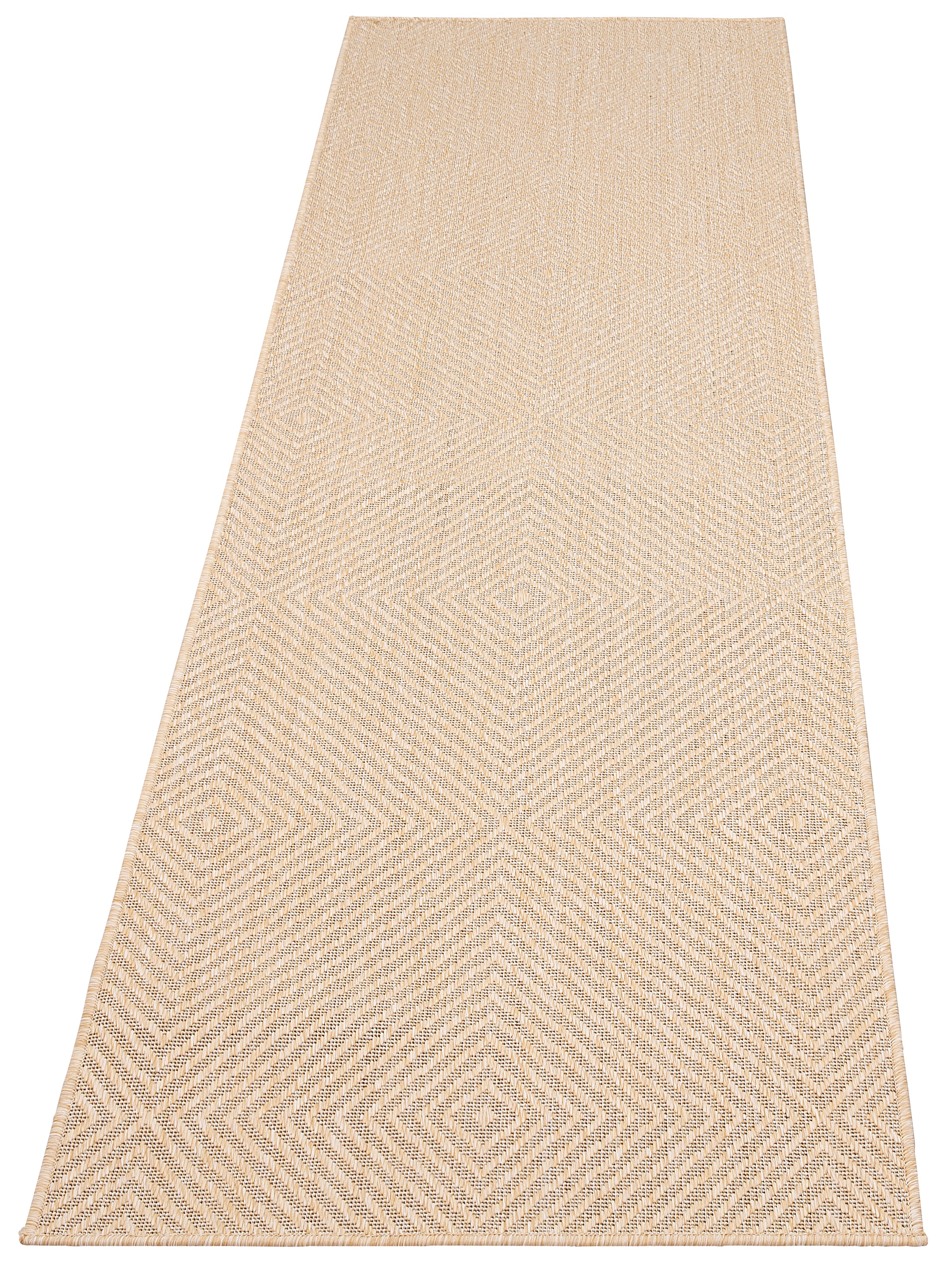 Image of my home Läufer »Elsa«, rechteckig, 8 mm Höhe, In- und Outdoorgeeignet, Flachgewebe, Boho, Wetterfest & UV-beständig, besonders flach, Brücke, idealer Teppich für Balkon, Terrasse, Wintergarten, Küche, Esszimmer, Wohnzimmer, Flur, Diele bei Ackermann Versa