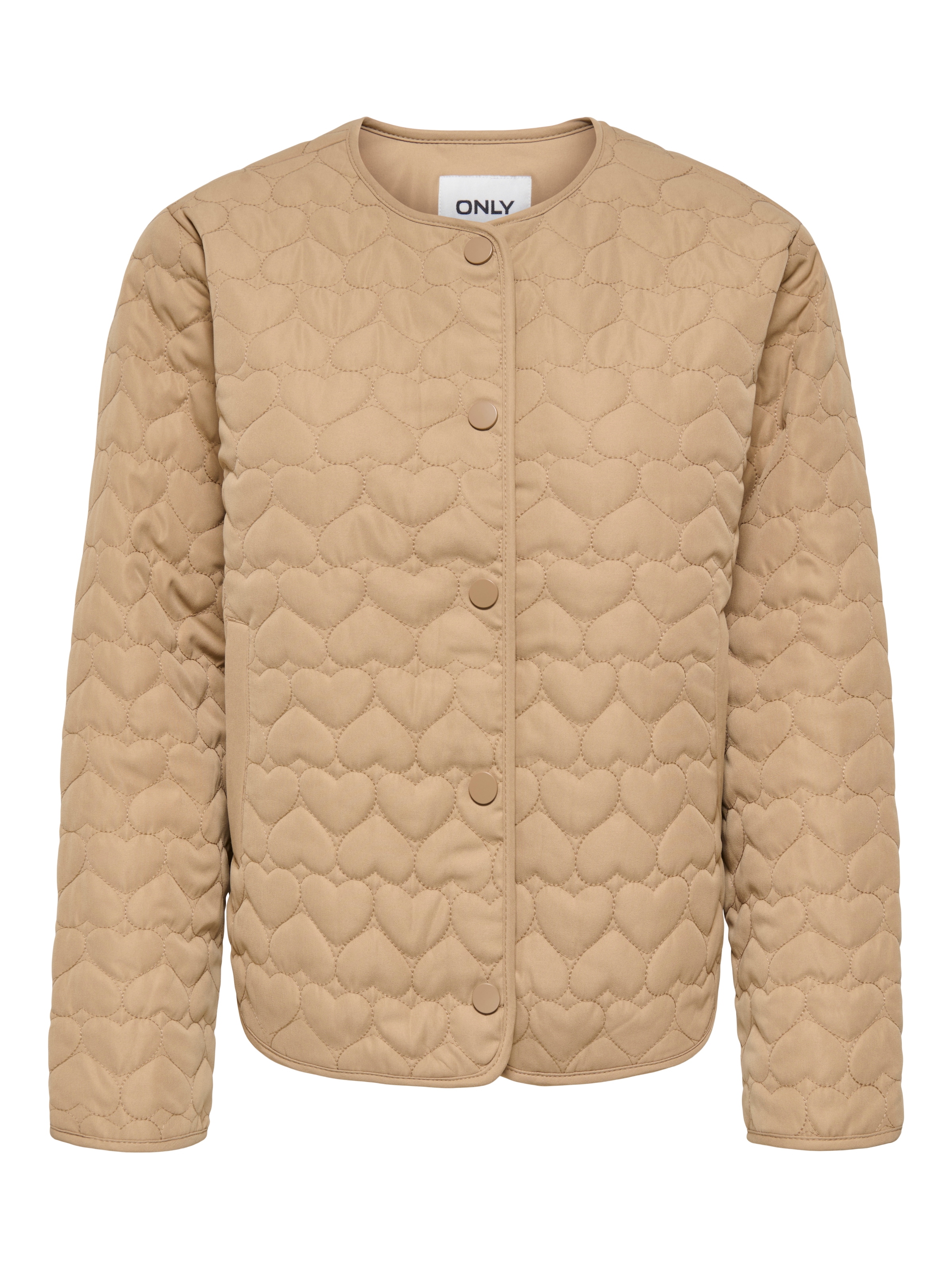 ONLY Steppjacke »ONLHEART LIFE QUILTED JACKET NOOS OTW« mit Steppmuster in Herzchenform