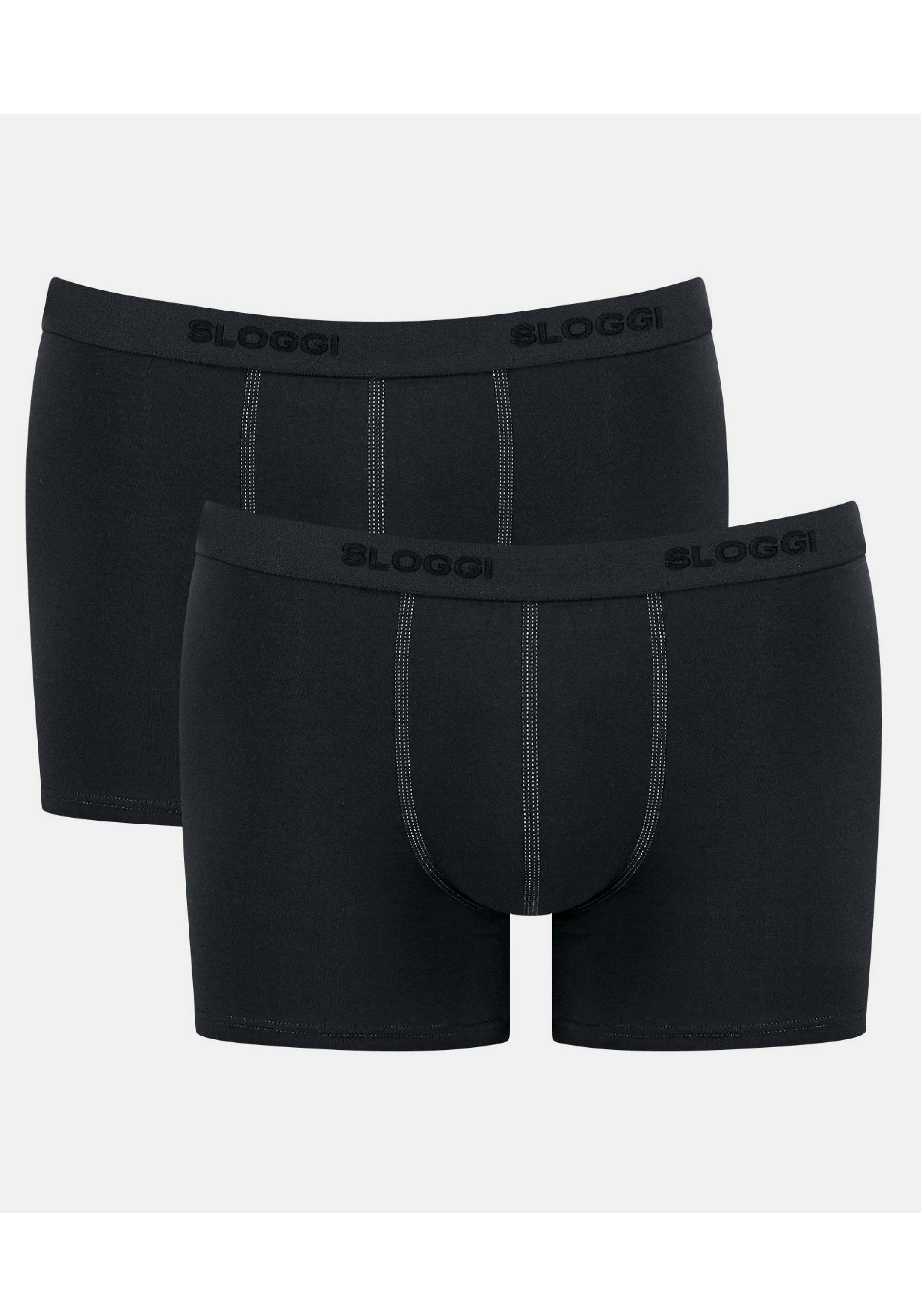 sloggi Retro Boxer »men 24/7 Short 2P«, (Packung, 2 St.), Logobund, Herren-Boxershort, Trunk