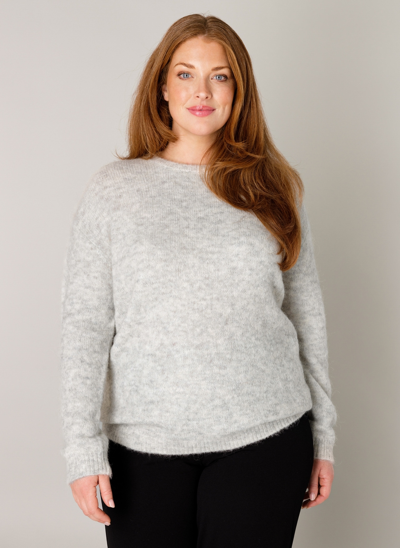 Base Level Curvy Strickpullover »Yanara«, mit Wolle