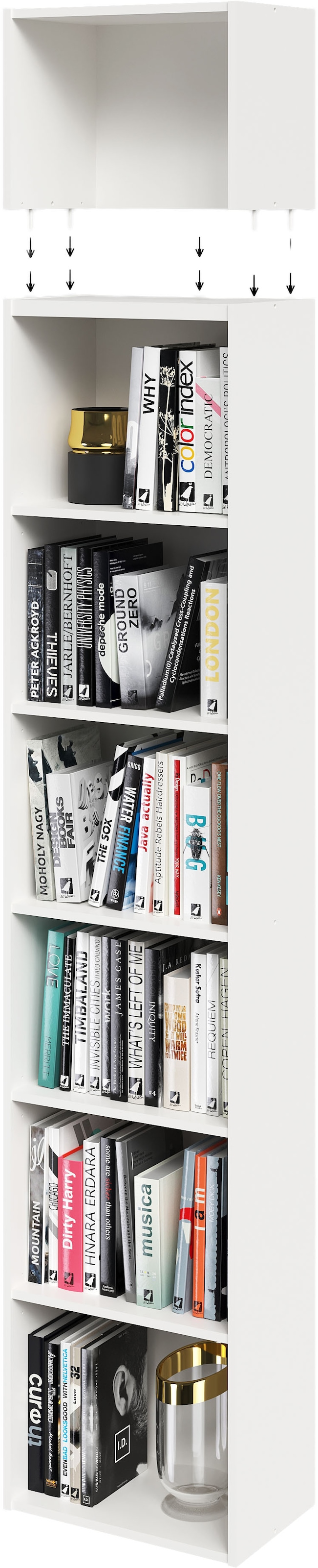 FMD Étagère de la nacelle »Bitz« mit melaminharzbeschichteter, kratzfester Oberfläche