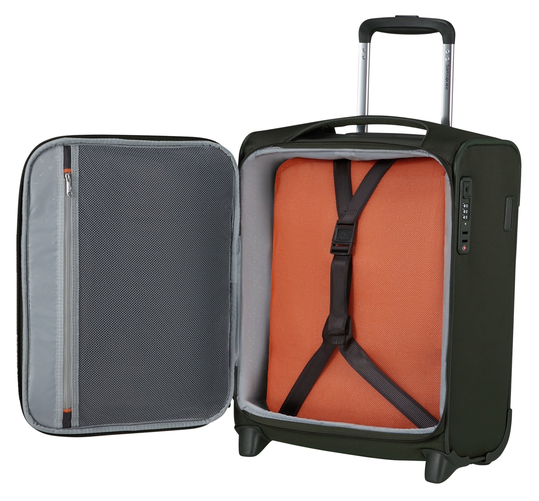 Samsonite Trolley à bagages souples »RE-LITE, 45 cm« Ensemble, avec cubes de rangement, 2 cuis tlg. 29 litre 2 Rollen avec bouton-pression verrouillable et escamotable, avec étiquette d'adresse