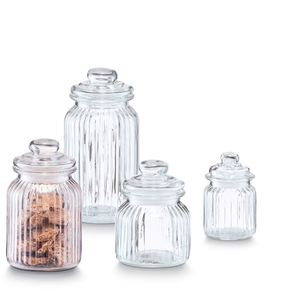 Image of Zeller Present Vorratsglas "Nostalgie" nostalgisches Design