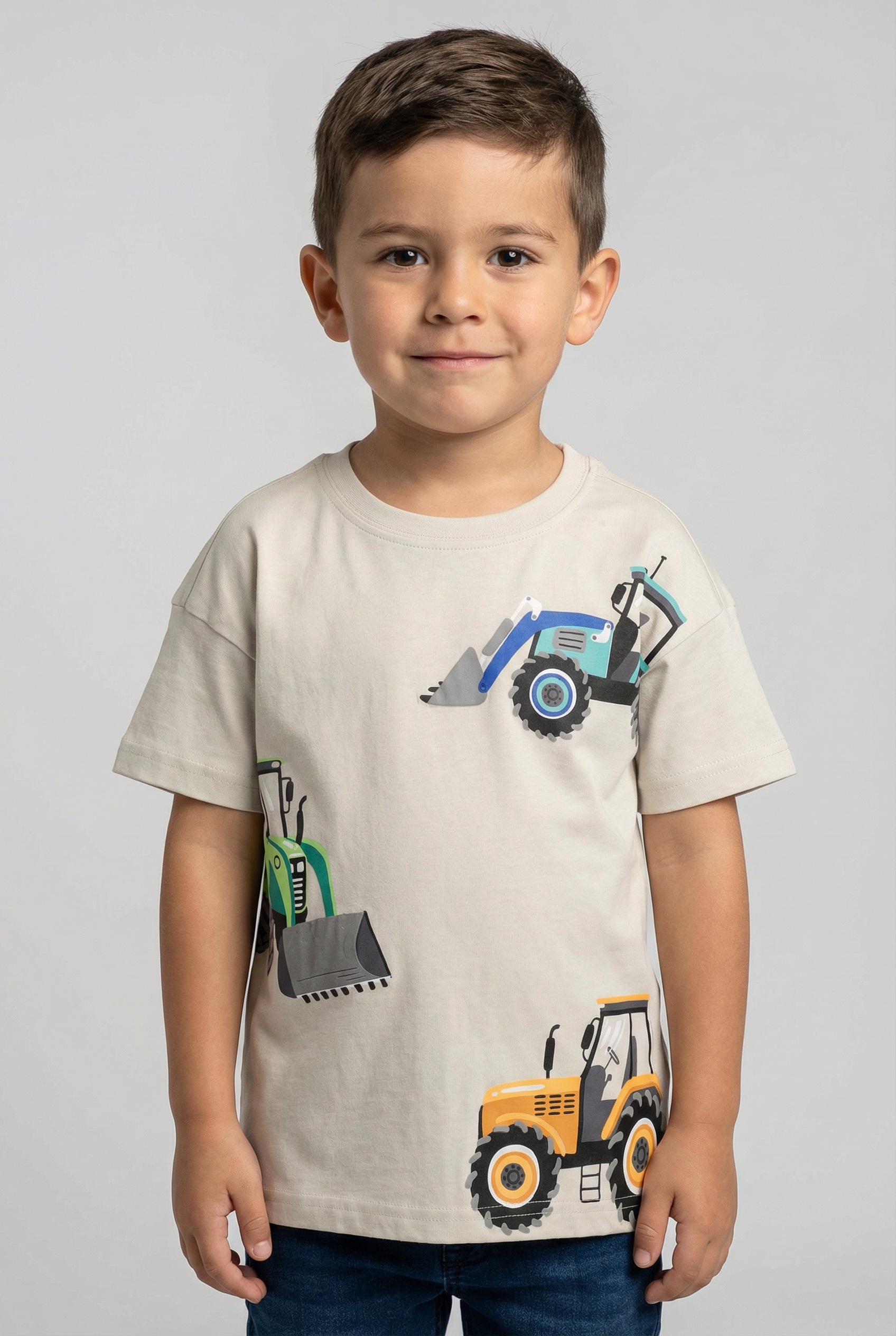 Image of Blue Seven T-Shirt modischer Stil, aus reiner Baumwolle, Single Jersey, pflegeleicht