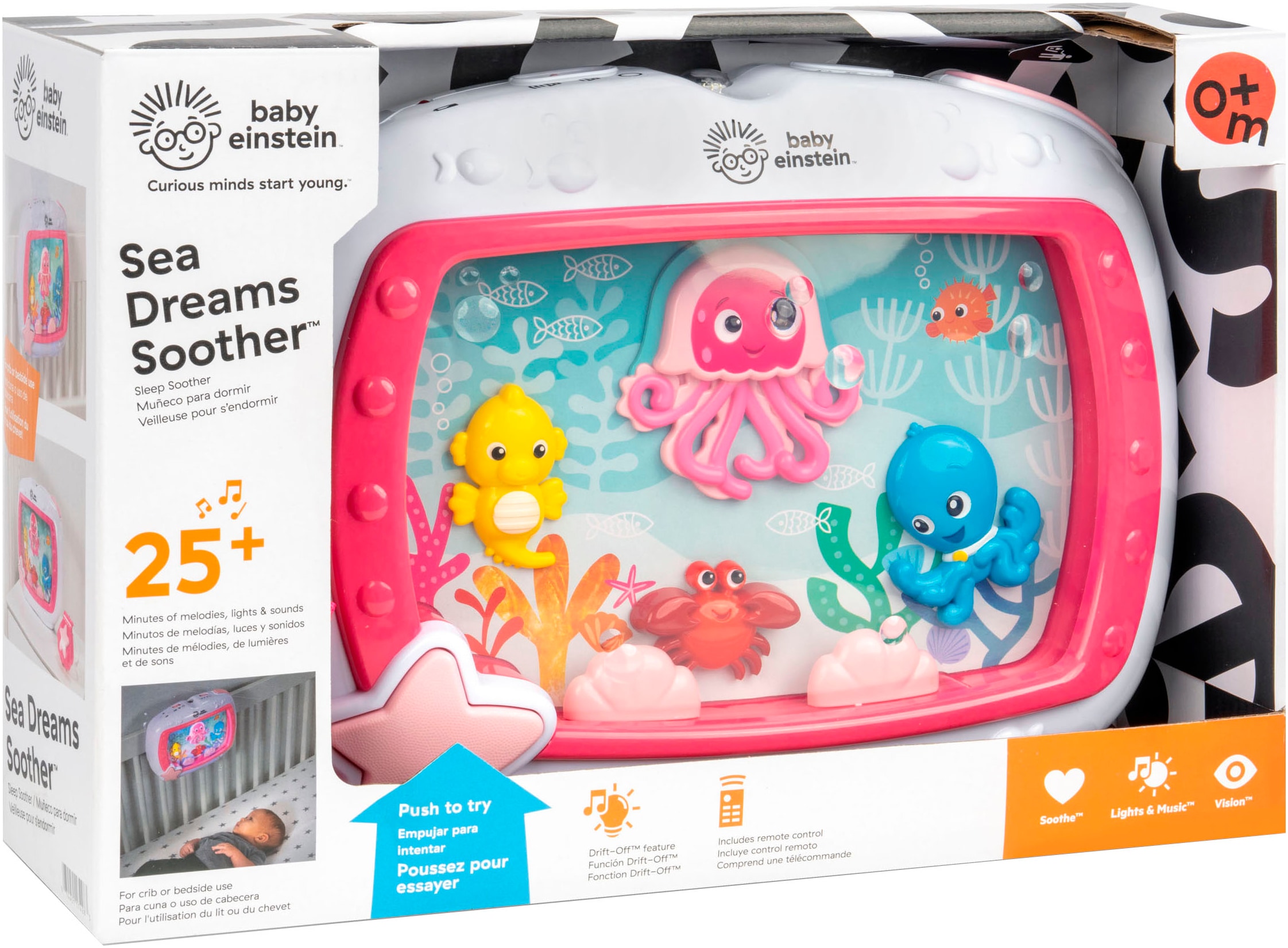Baby Einstein Nachtlicht »Sea Dreams Soother Sleep Soother« LED-Modul blau inklusive Fernbedienung