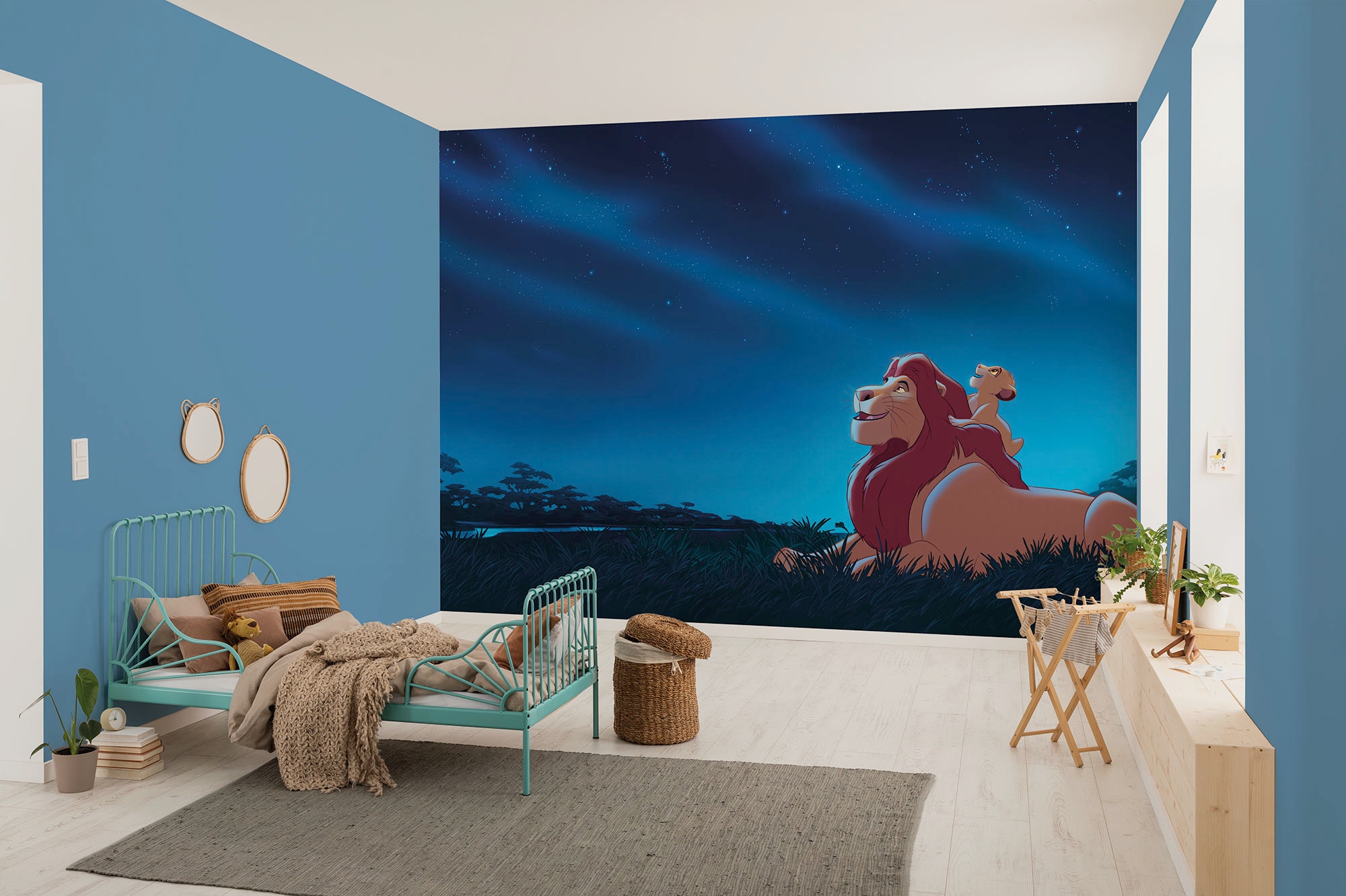 Image of Komar Kindertapete "Disney The Lion King Stargazing" bedruckt glatt