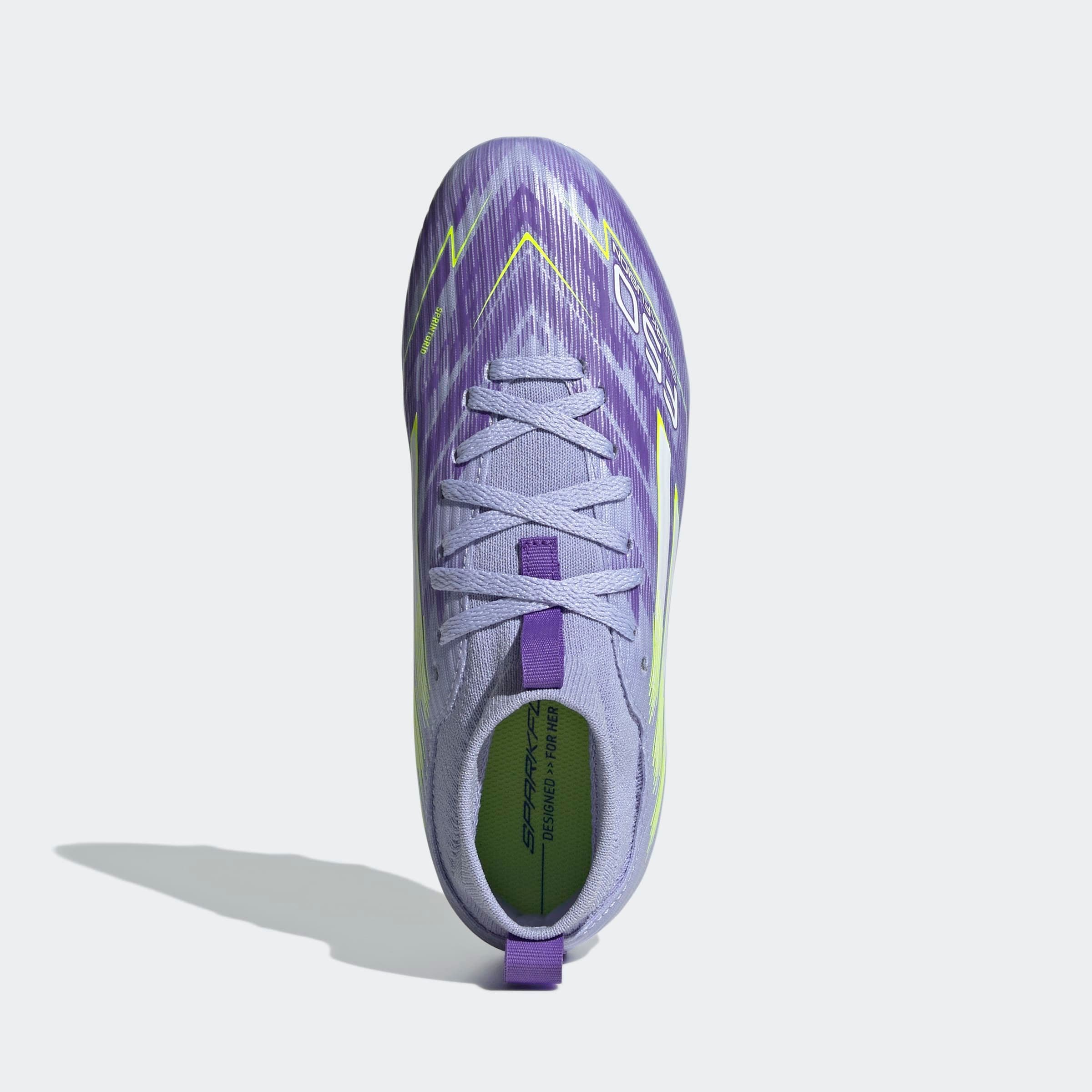 adidas Performance Fussballschuh »F50 SPARKFUSION LEAGUE FESTE BÖDEN/KUNSTRASEN E KINDER«, geeignet für Rasen- und Kunstrasenplätze