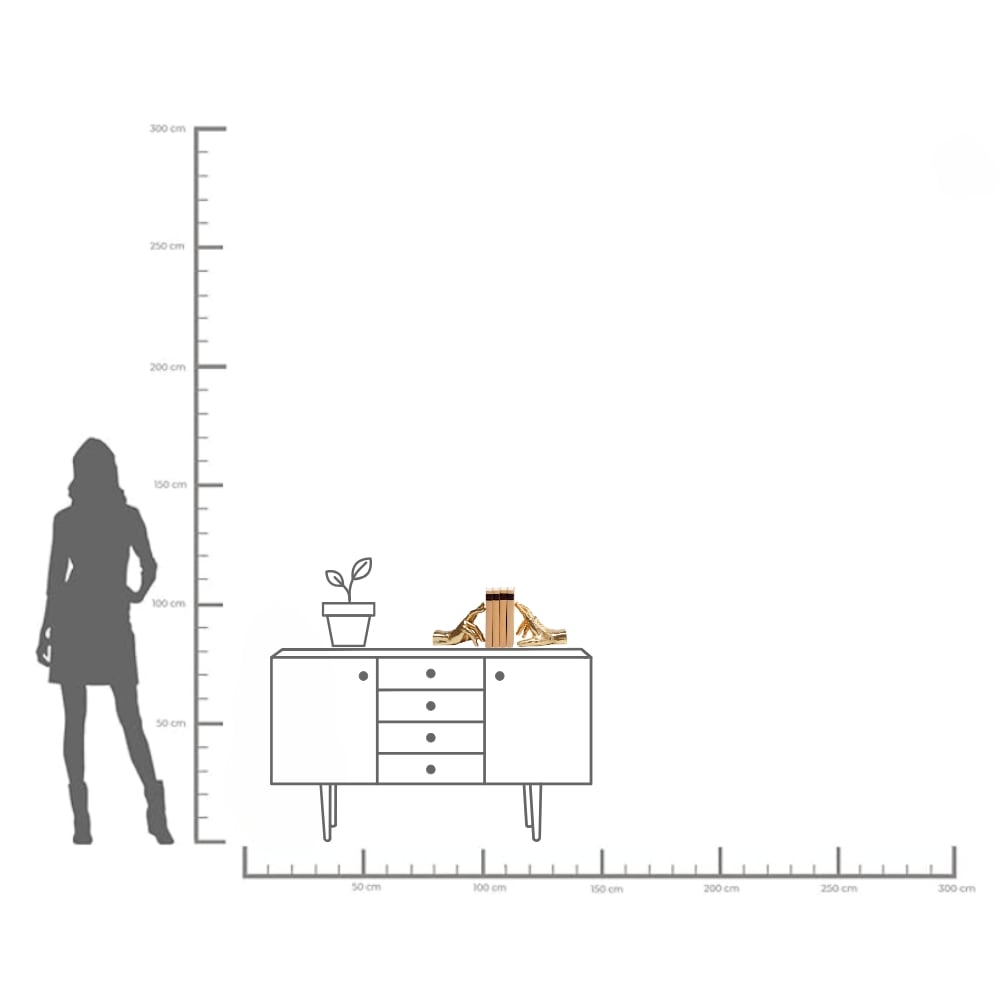 Kare Design Serre-livres »Buchstütze Holding Fingers (2/Set)«