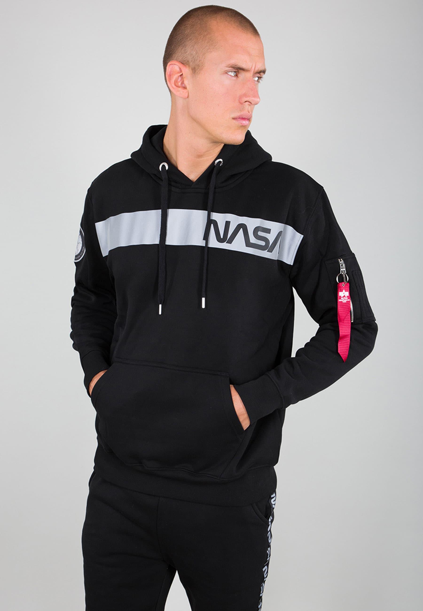 Image of Alpha Industries Hoodie "NASA RS Hoodie"
