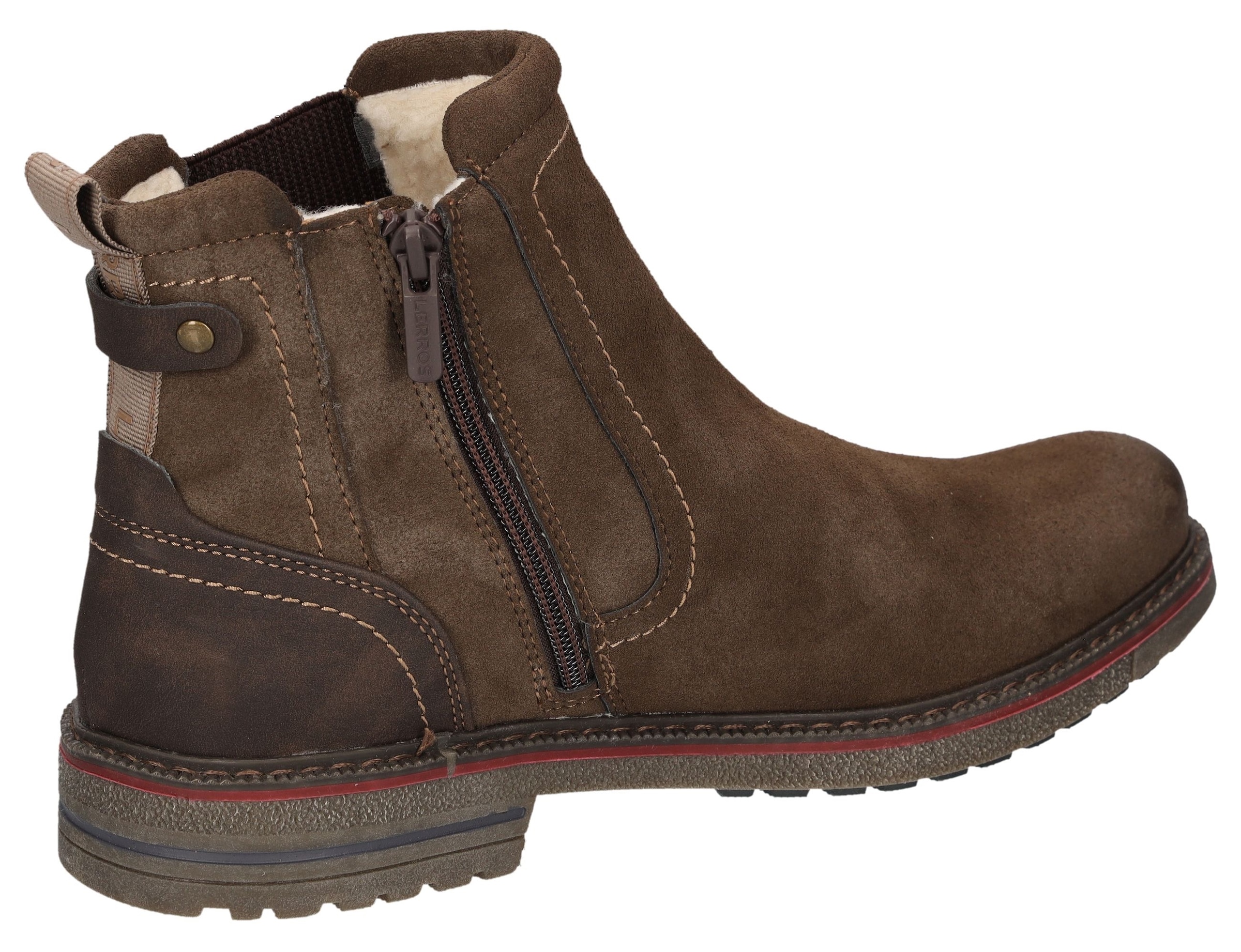 LERROS Chelseaboots  Schlupfstiefel, mit Reissverschluss, Winterboots mit Warmfutter