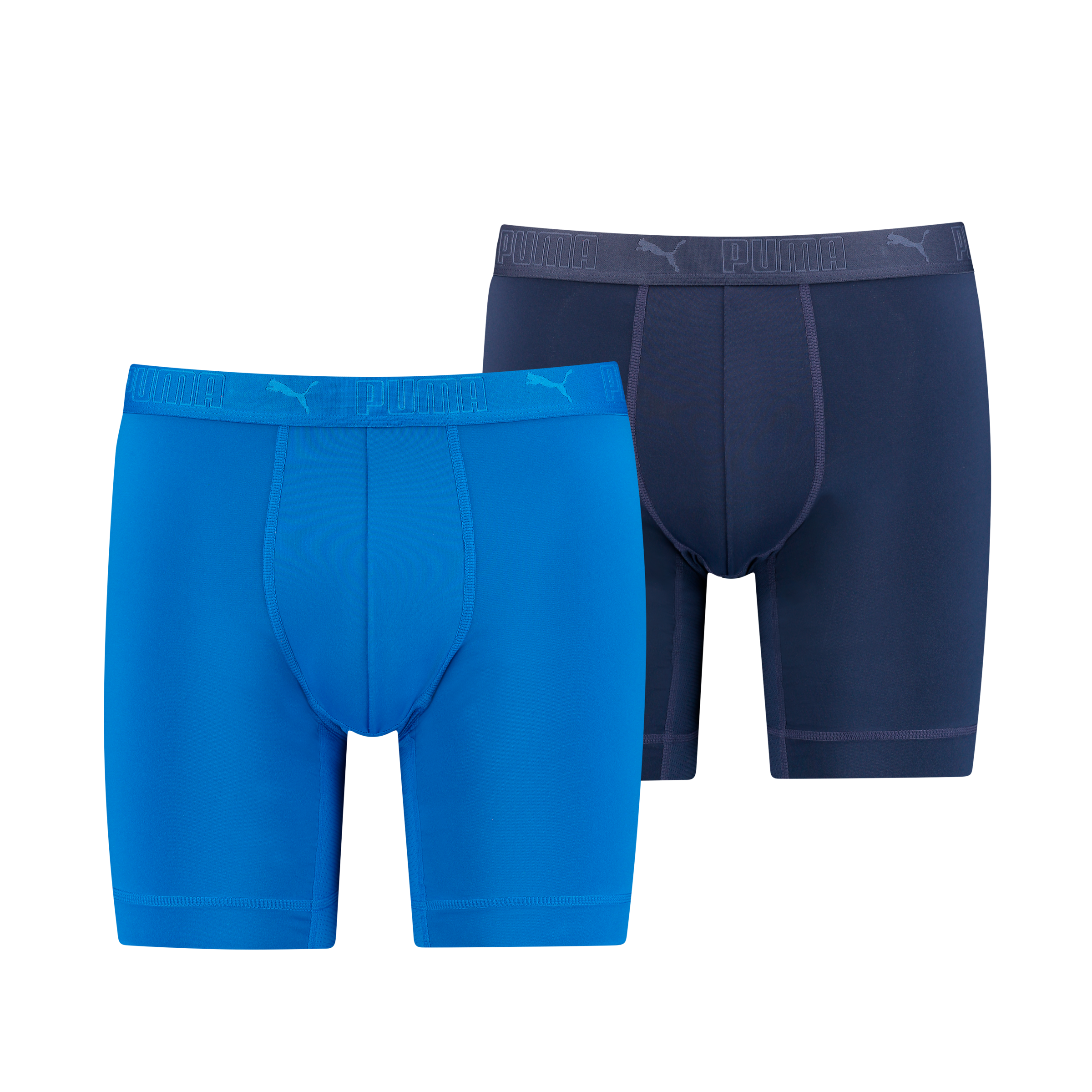 Image of PUMA Langer Boxer "PUMA MEN SPORT MICROFIBER LONG BOXERS" 2er Pack, mit Logo-Bund
